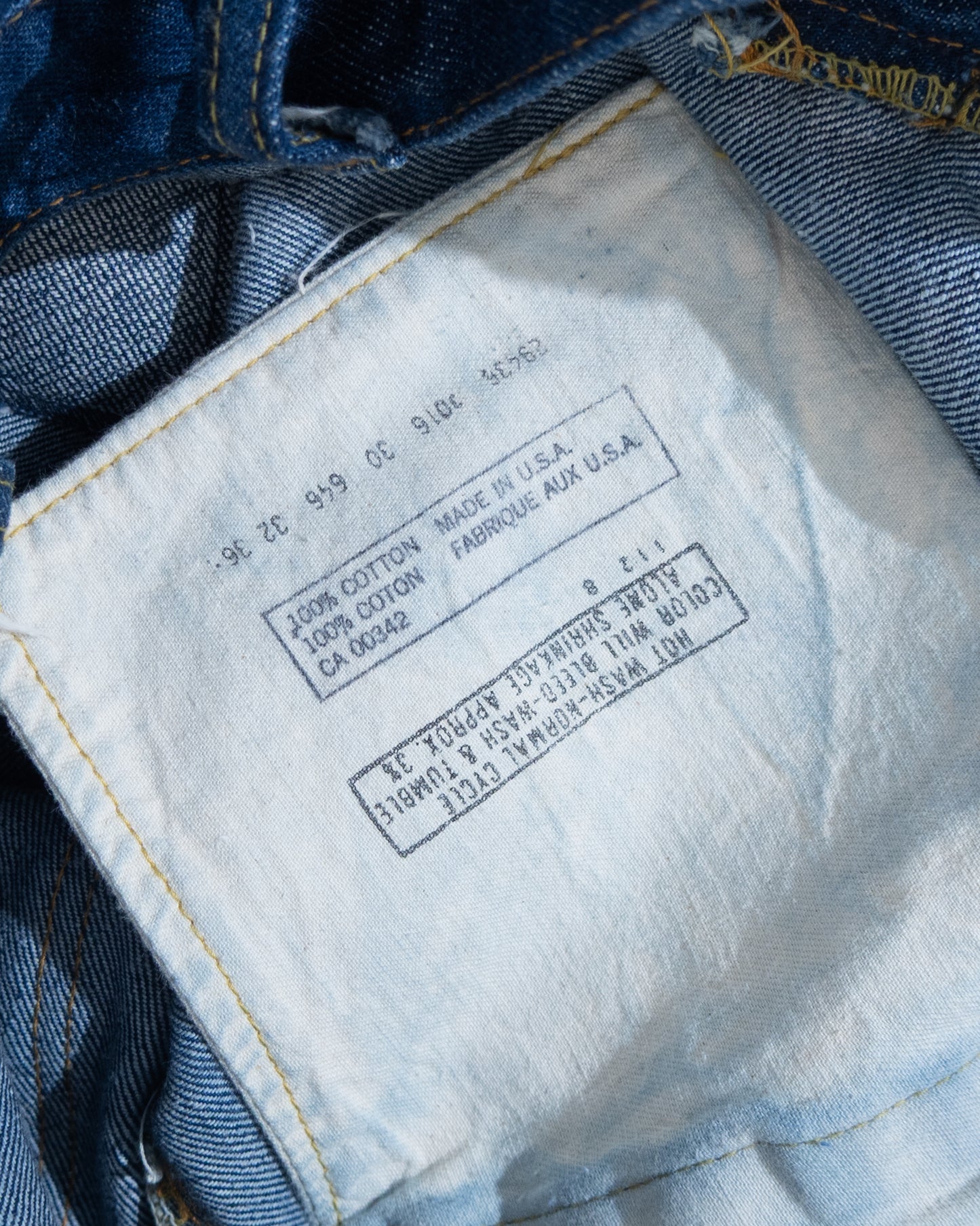 Vintage "Levi's" 646 Big E flare denim pants