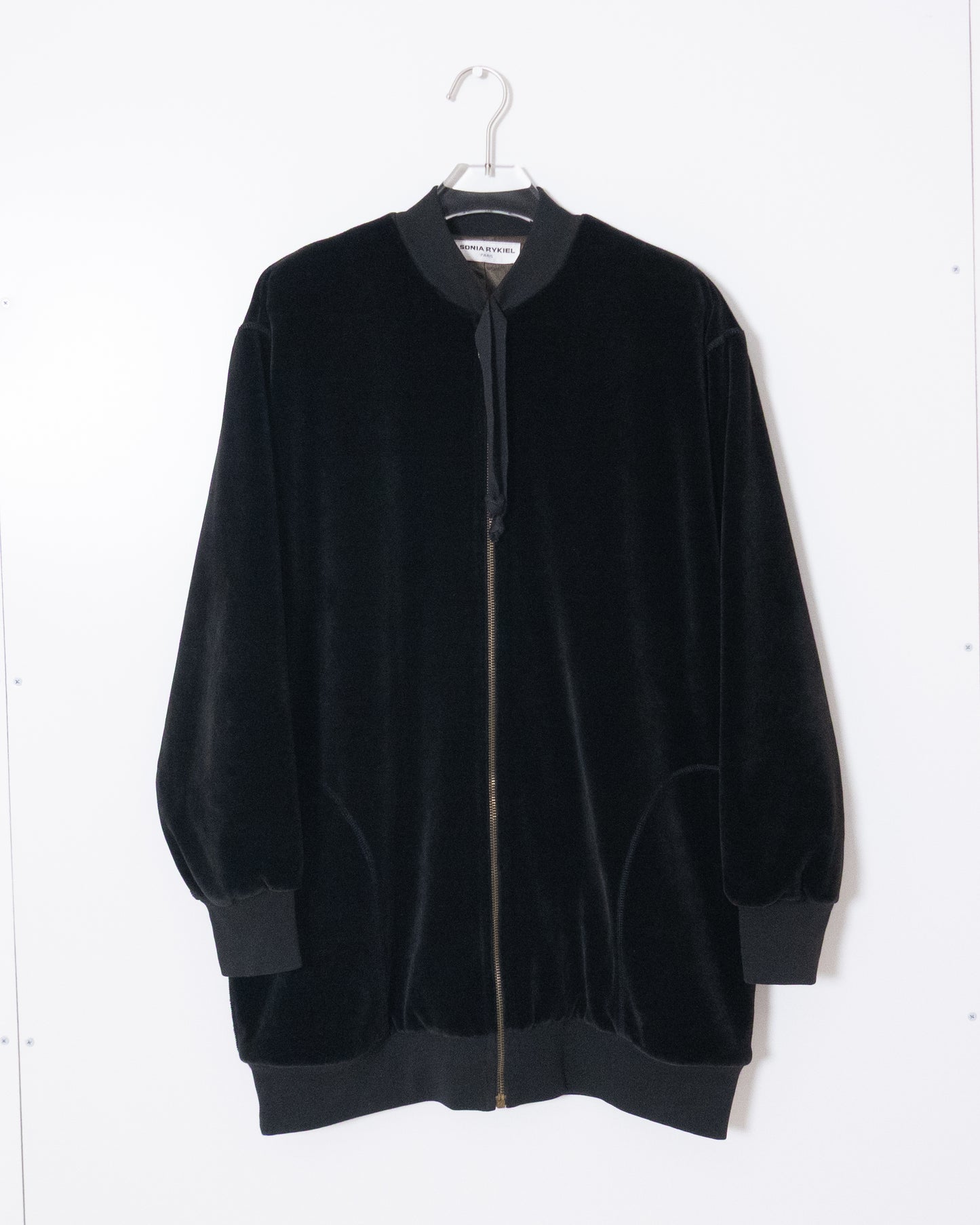 'SONIA RYKIEL' velour bomber jacket