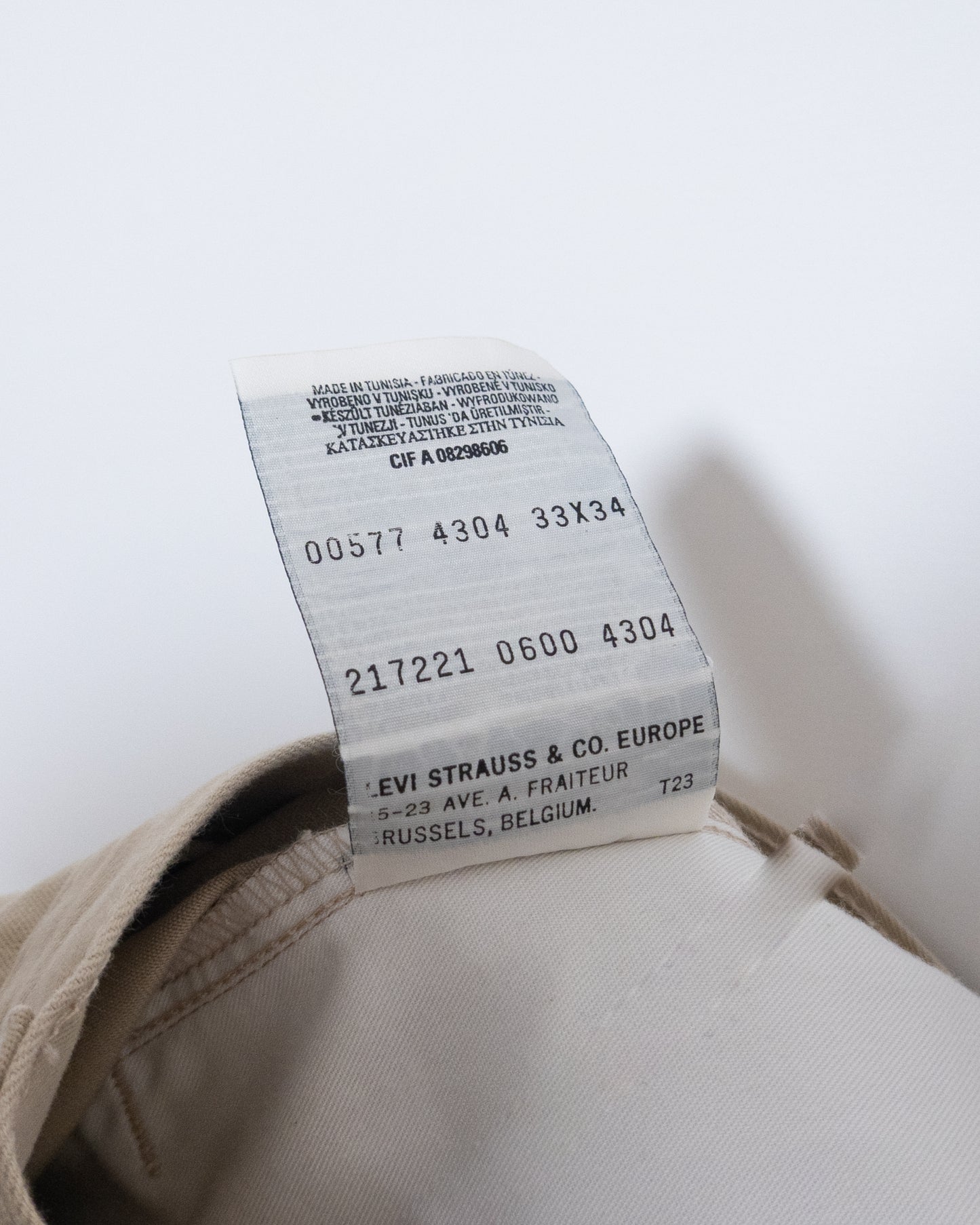 EURO 'Levi's' 577 cotton trousers