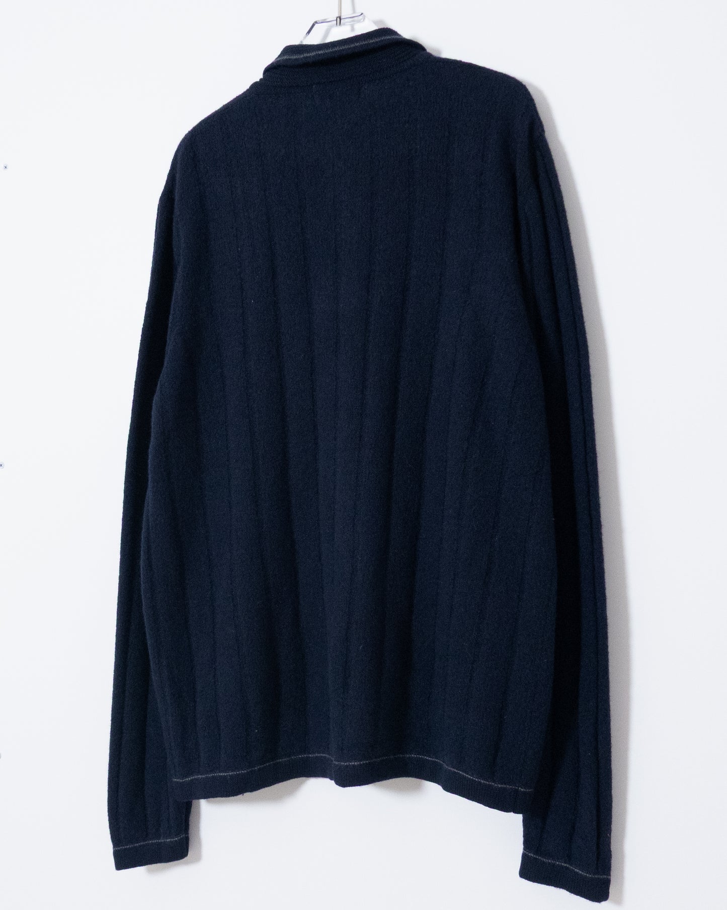 'KENZO' half-zip knit polo