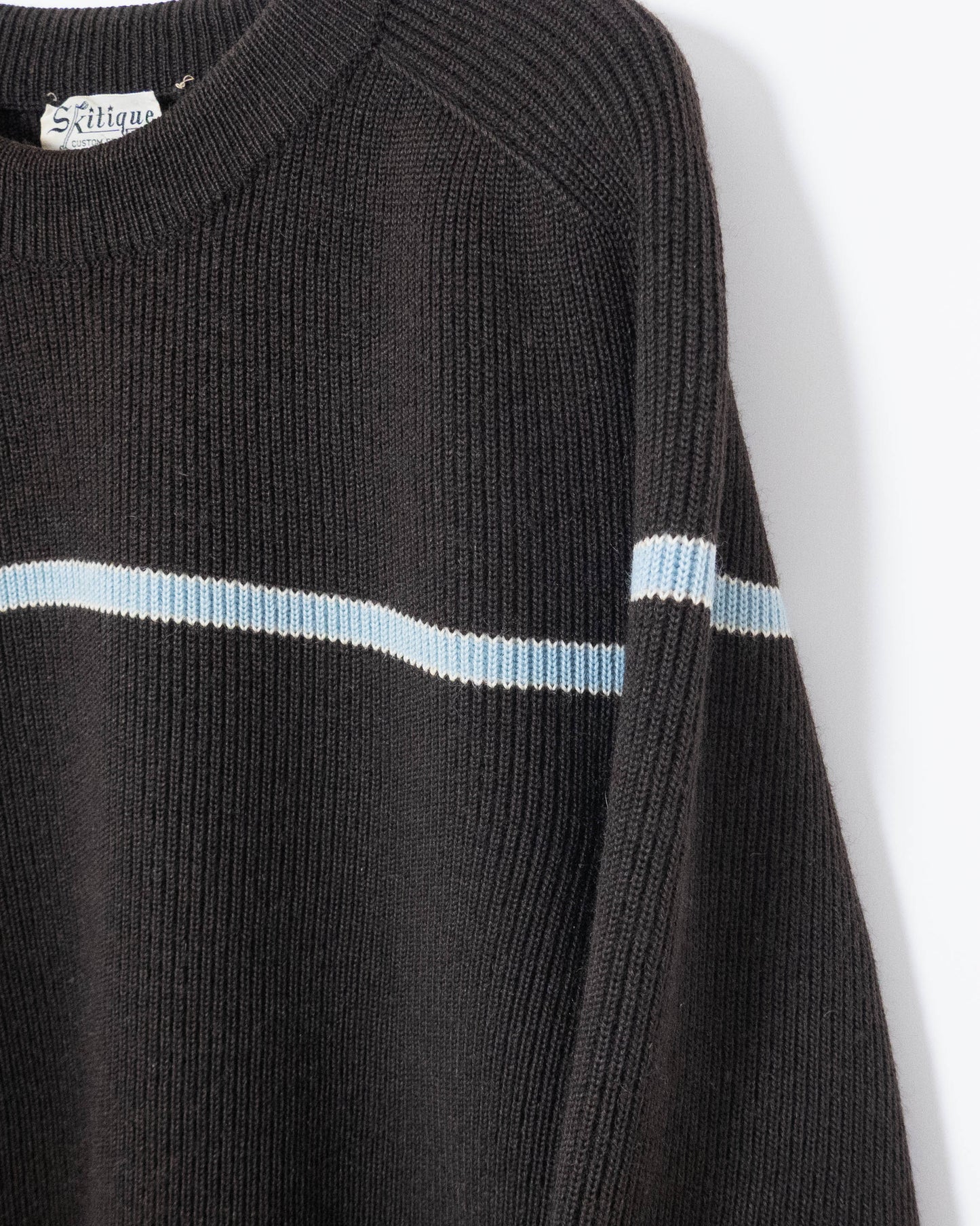 vintage wool ski knit sweater
