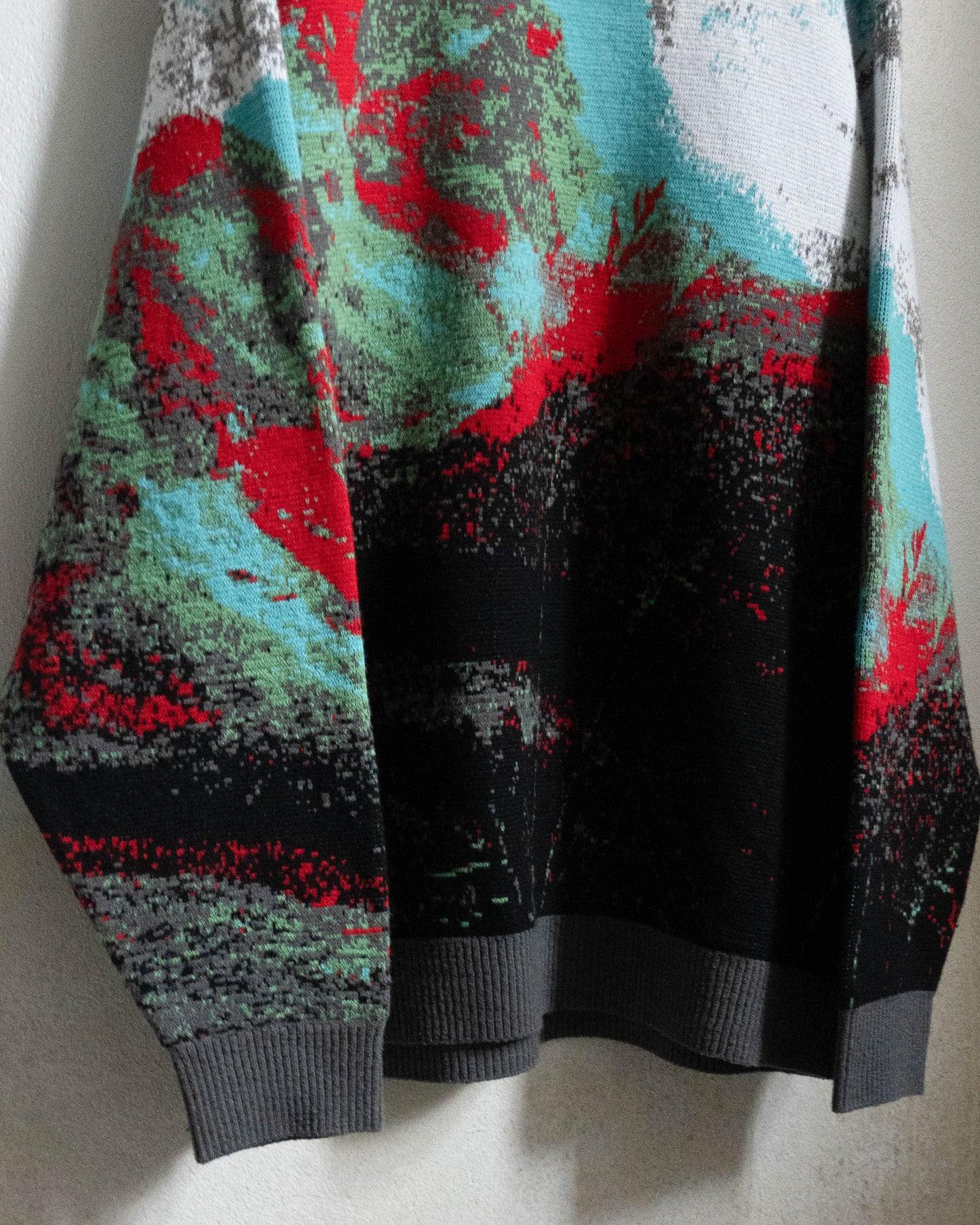 "OXBOW/BLESS" CHERLOK SKOLPEN 3D knit sweater