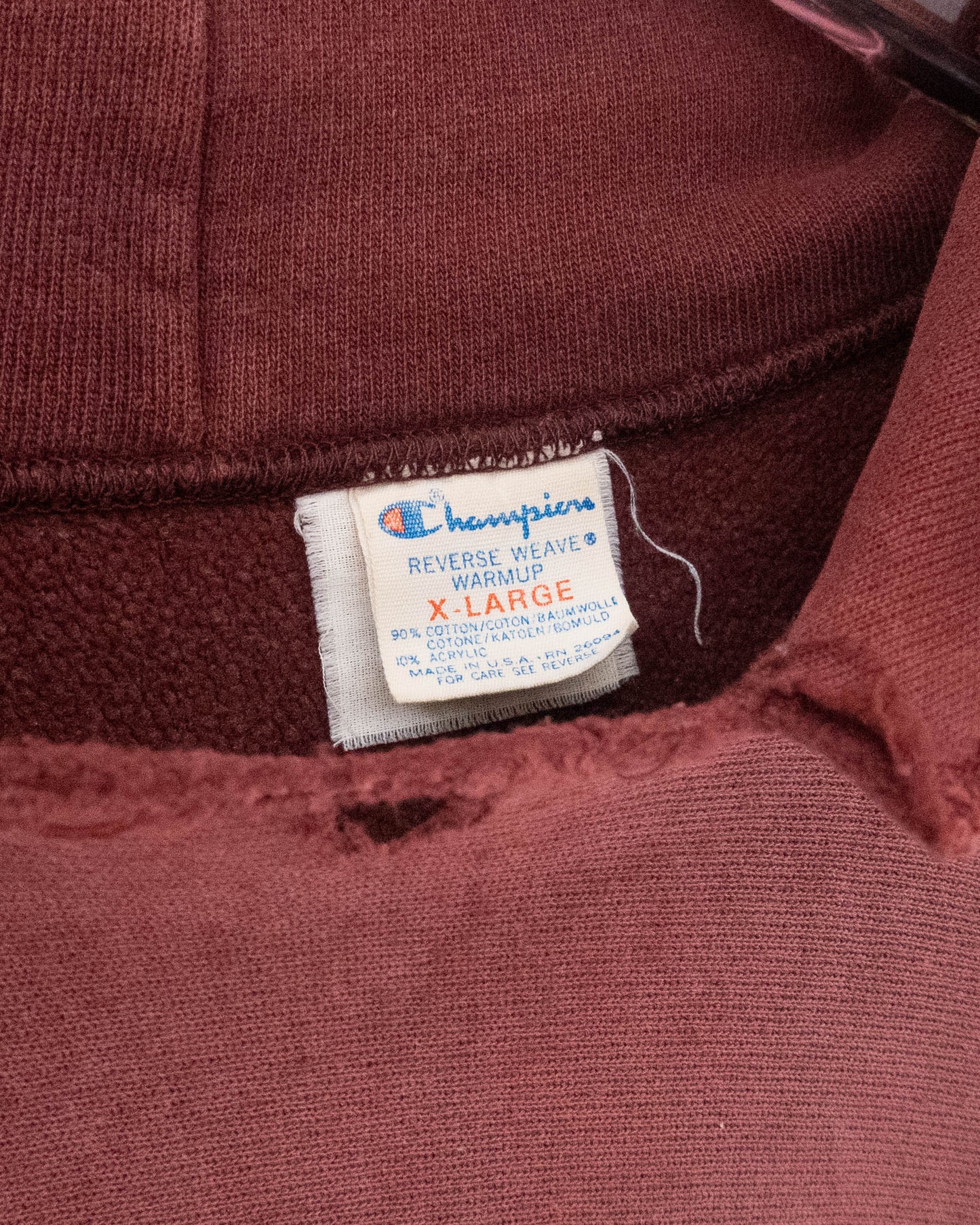 "Champion" REVERSE WEAVE college hoodie