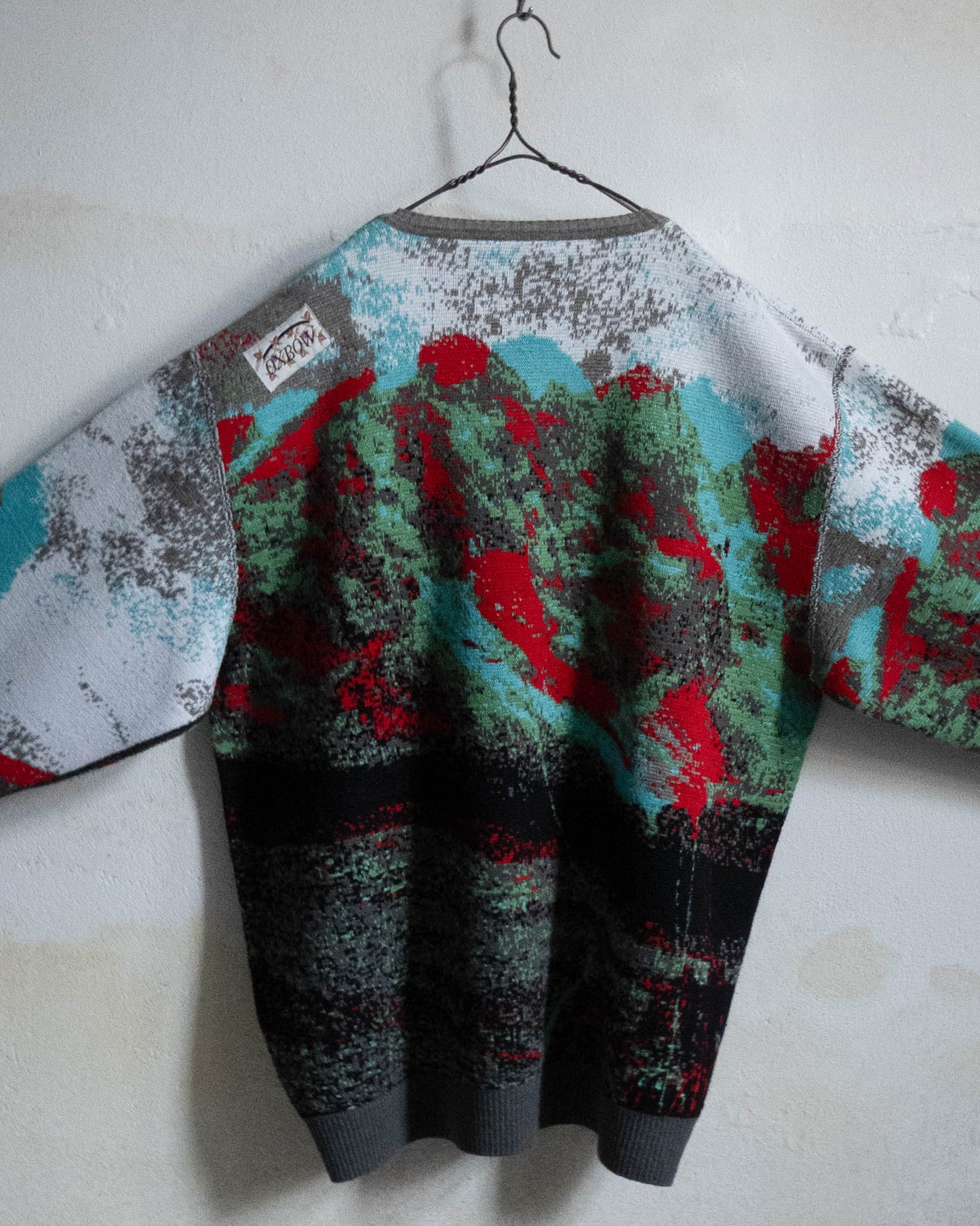 "OXBOW/BLESS" CHERLOK SKOLPEN 3D knit sweater