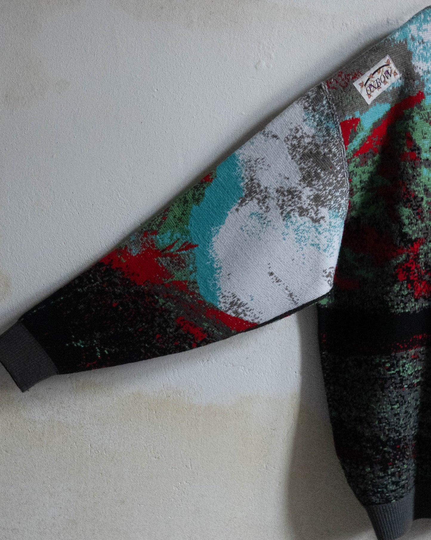 "OXBOW/BLESS" CHERLOK SKOLPEN 3D knit sweater