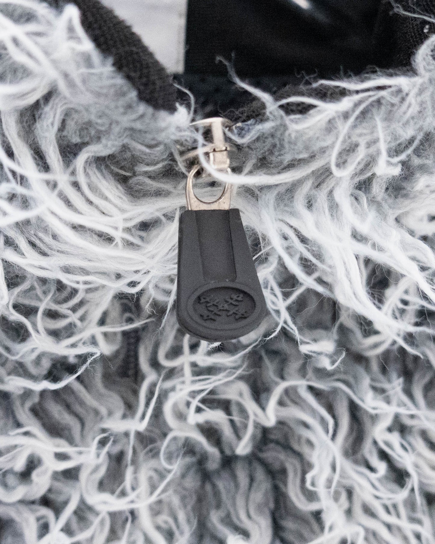 "OXBOW" half zip fur pullover jacket