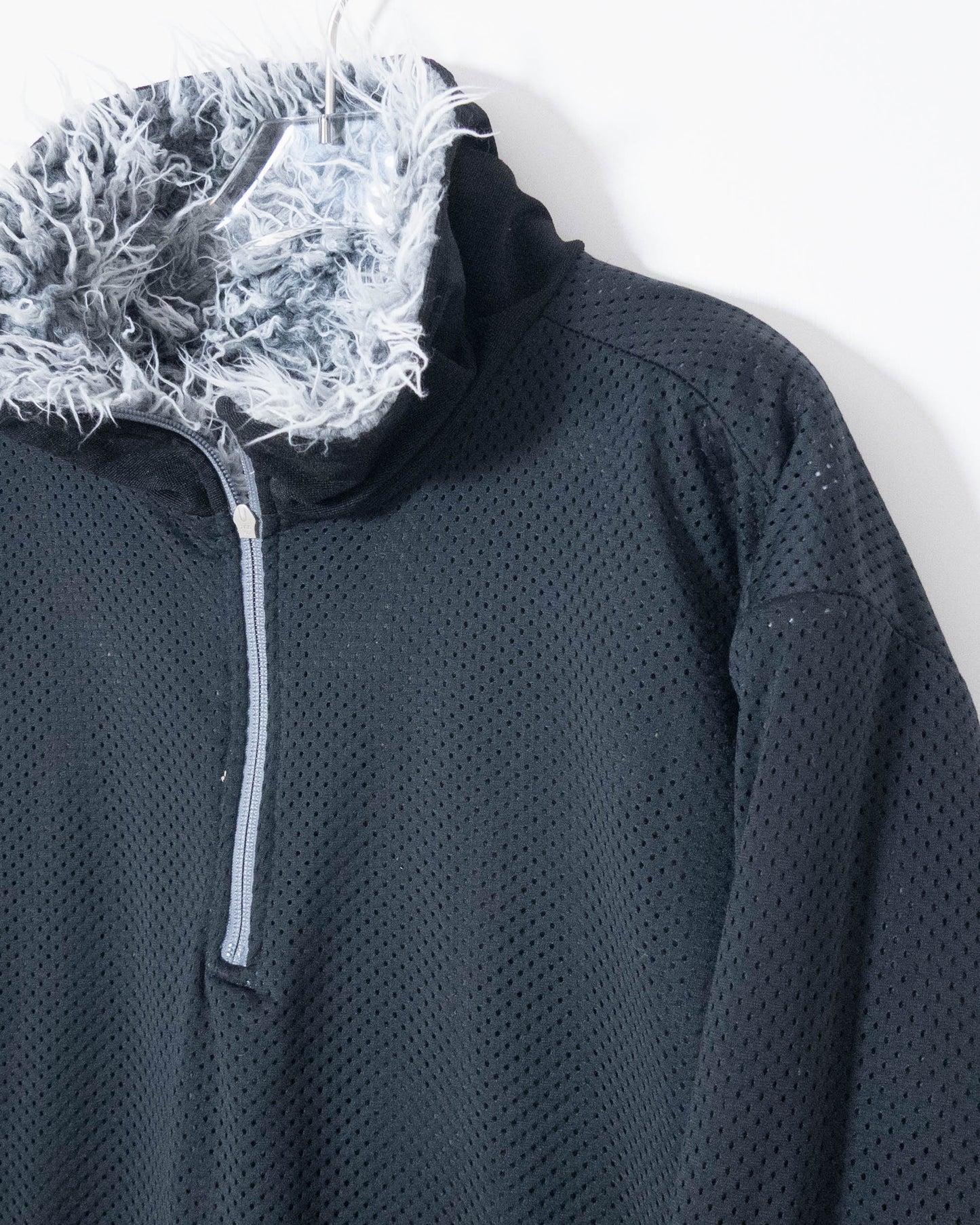 "OXBOW" half zip fur pullover jacket