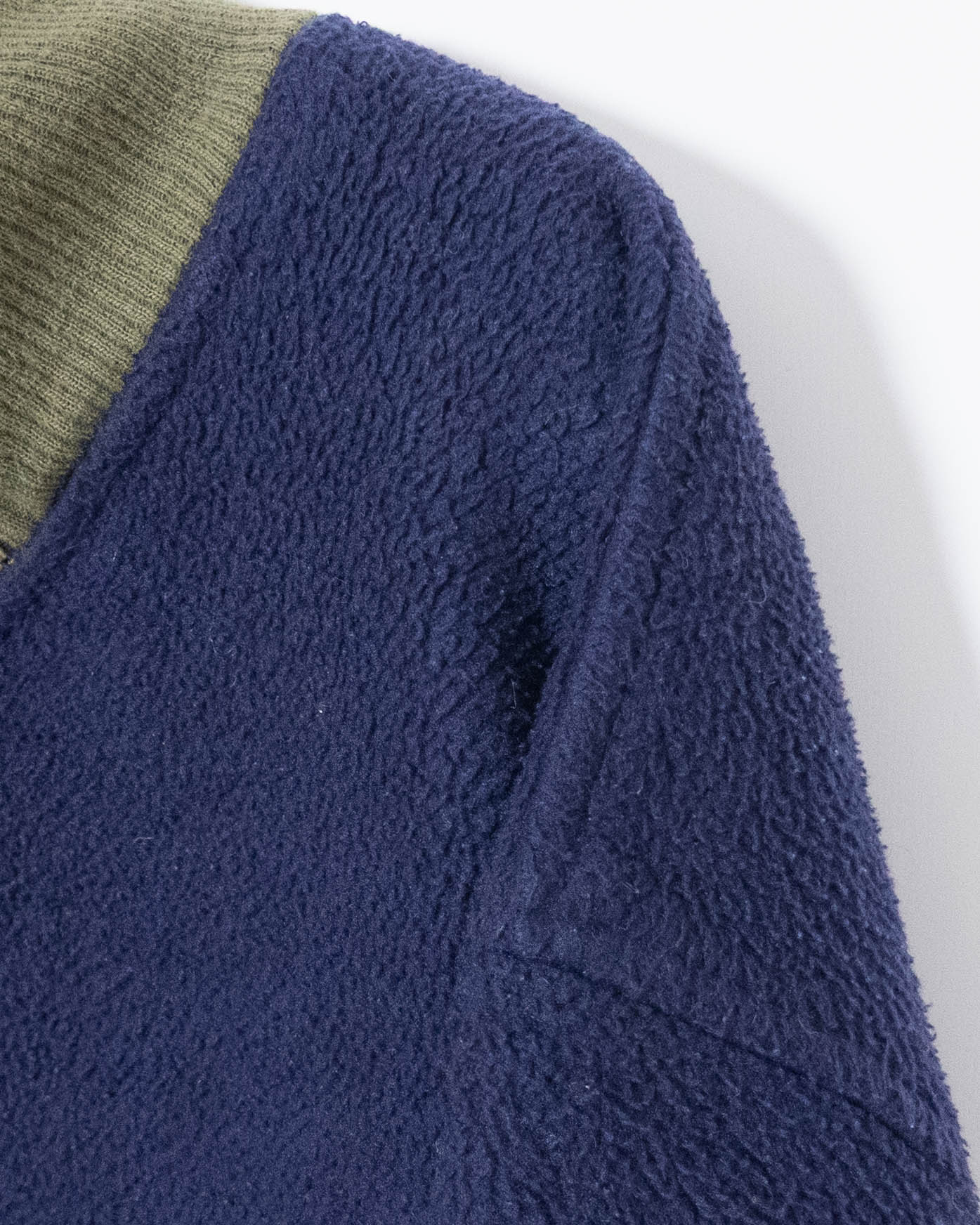 "Millet" double zip mock neck fleece pullover