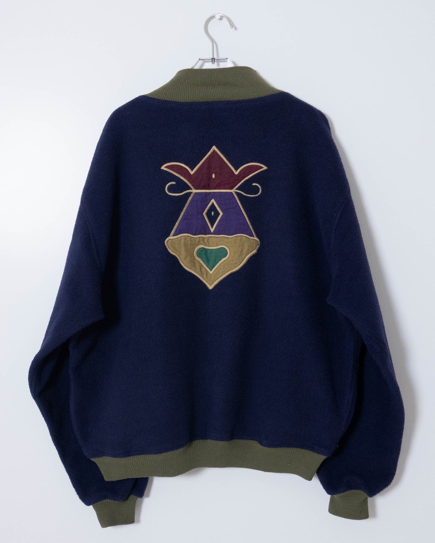 "Millet" double zip mock neck fleece pullover