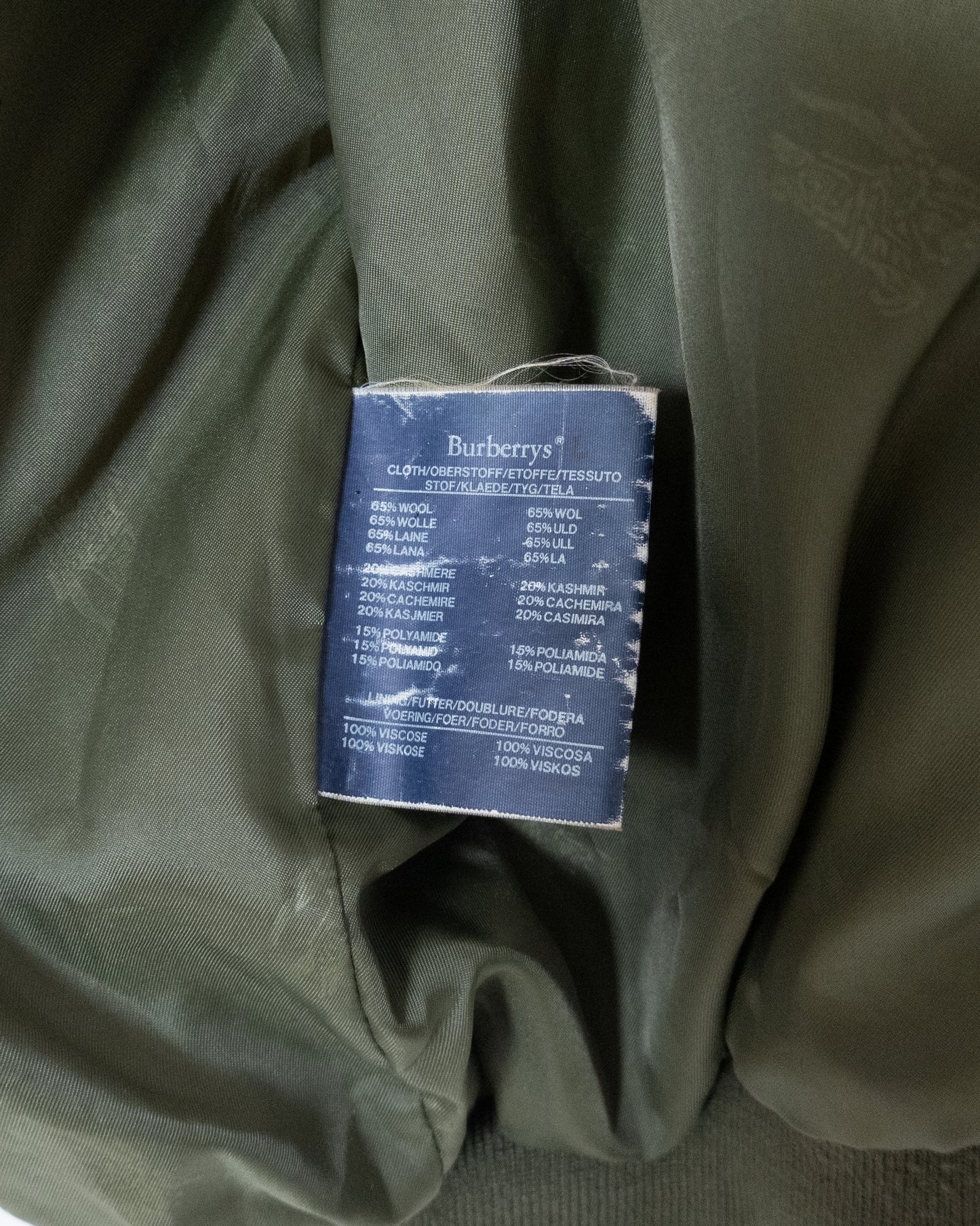 "Burberrys" cashmere mix  wool blouson