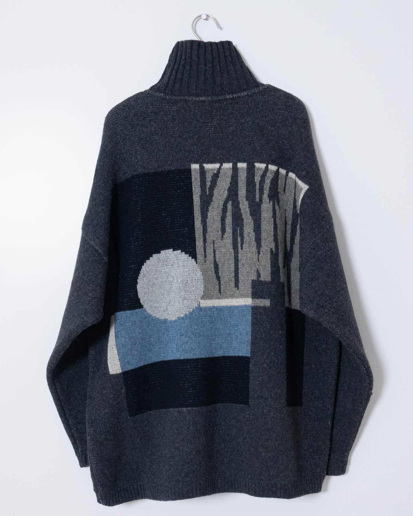 "OXBOW" SKOLPEN high-neck jacquard knit sweater