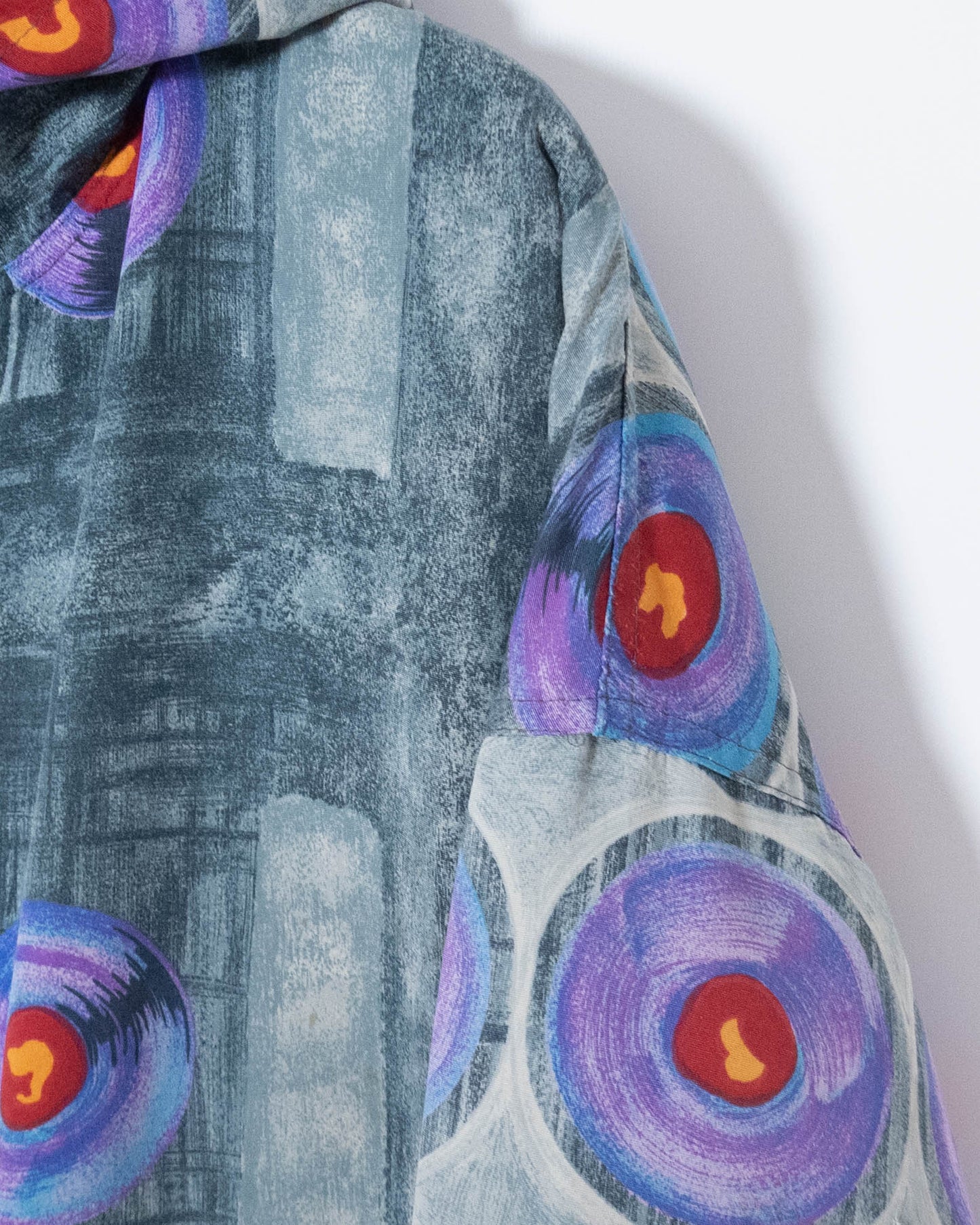 "OXBOW" all over pattern hooded jacket