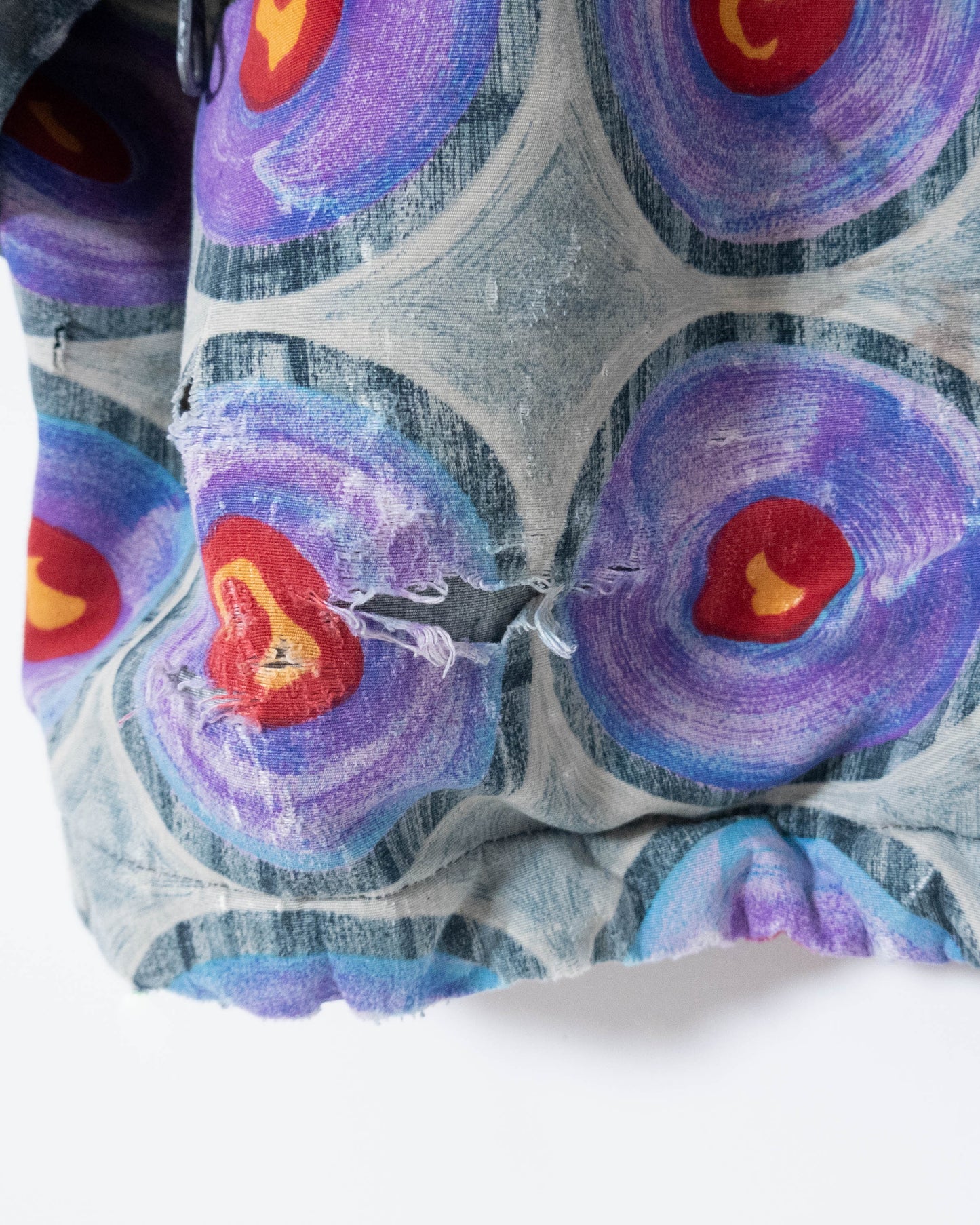 "OXBOW" all over pattern hooded jacket