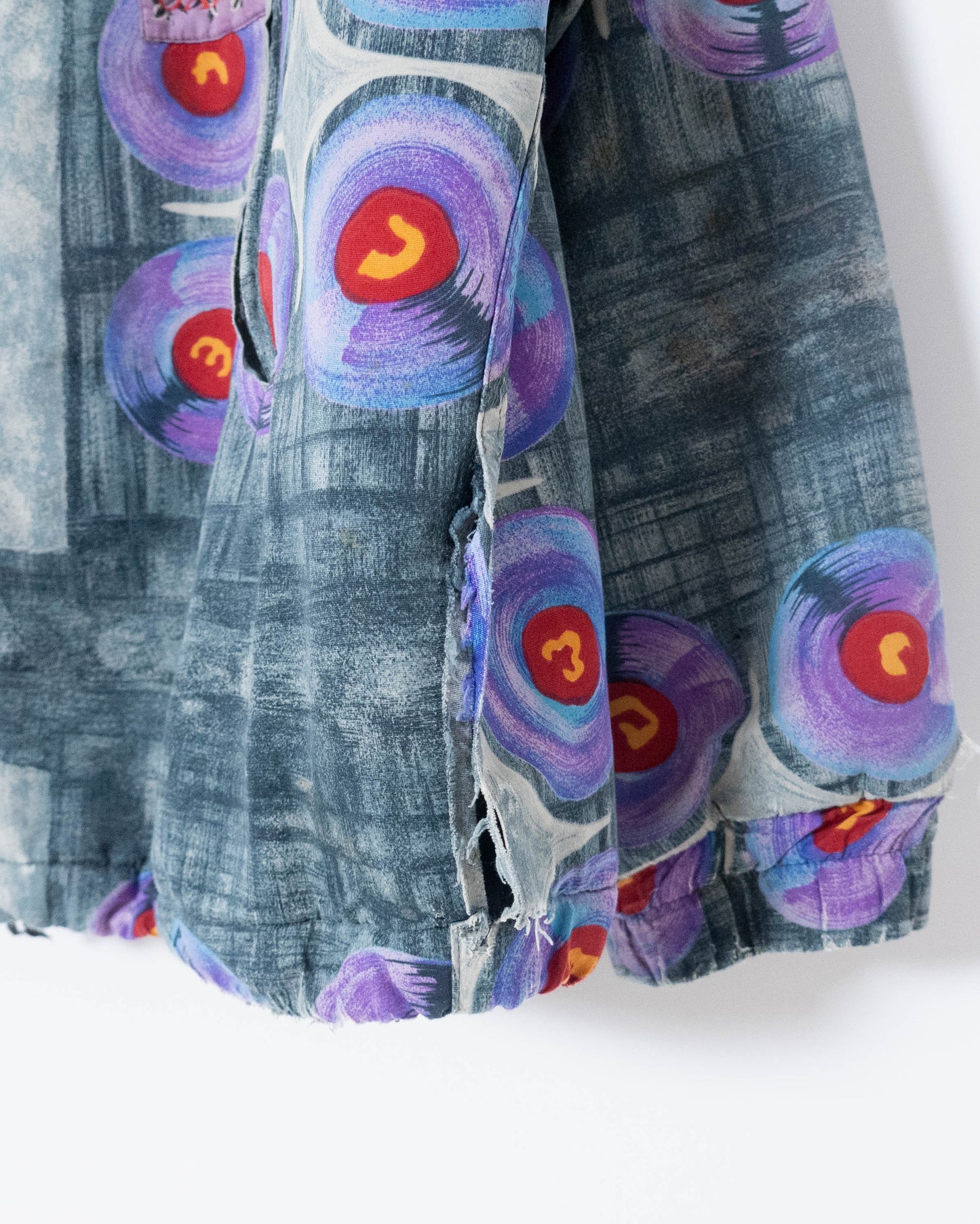 "OXBOW" all over pattern hooded jacket