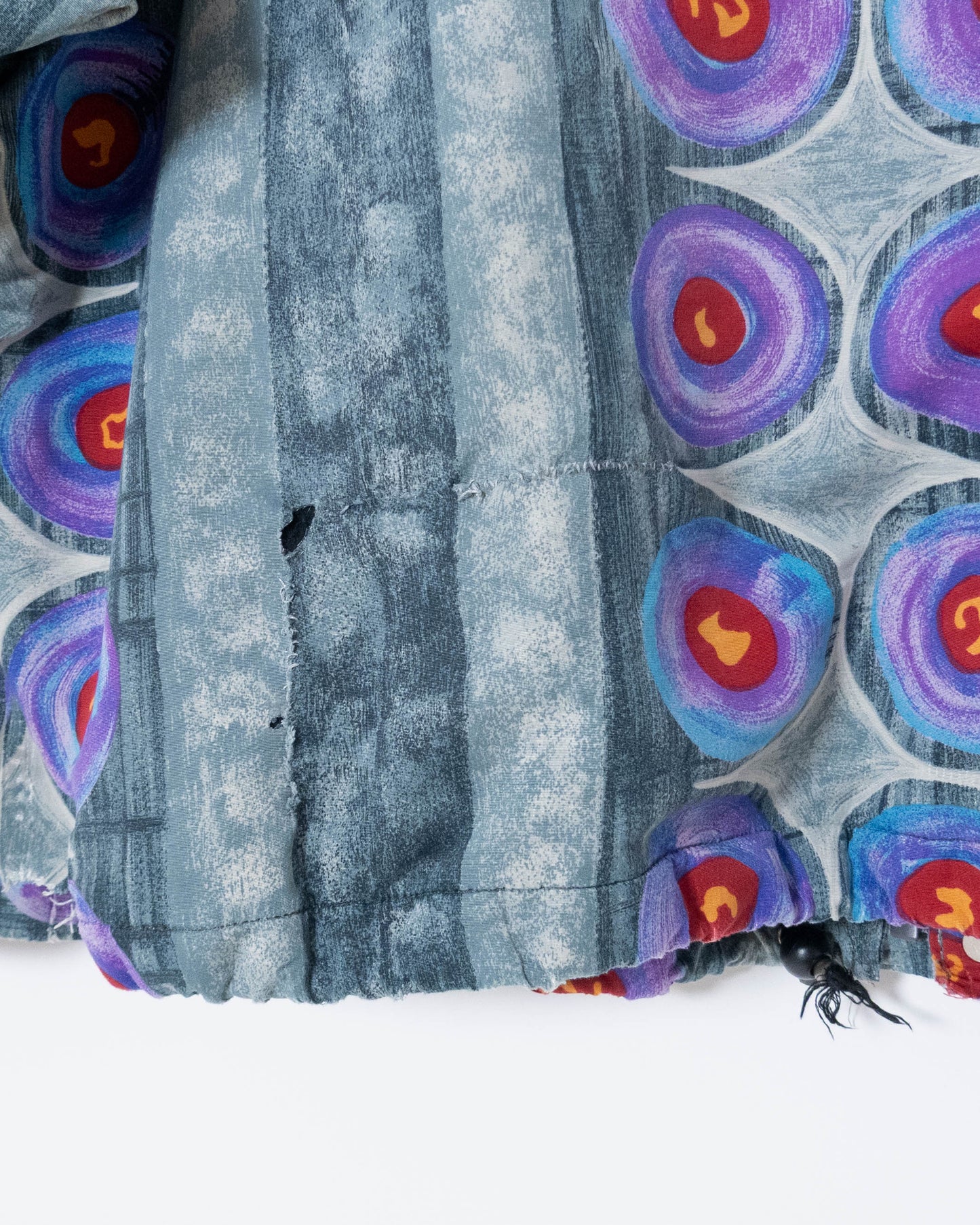 "OXBOW" all over pattern hooded jacket