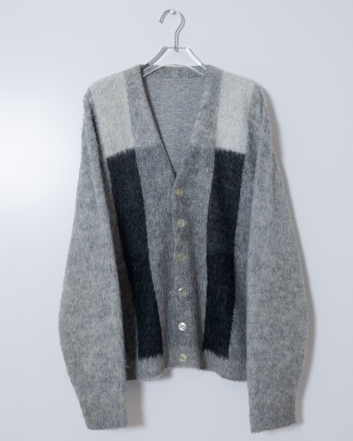 vintage mohair knit cardigan