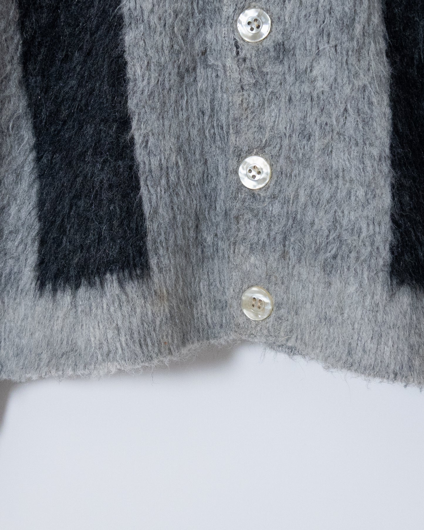 vintage mohair knit cardigan