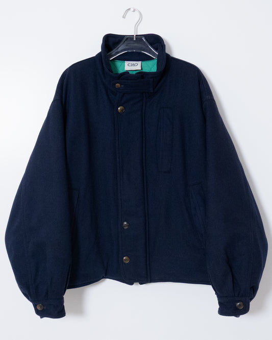 "ciao" fly front wool blouson