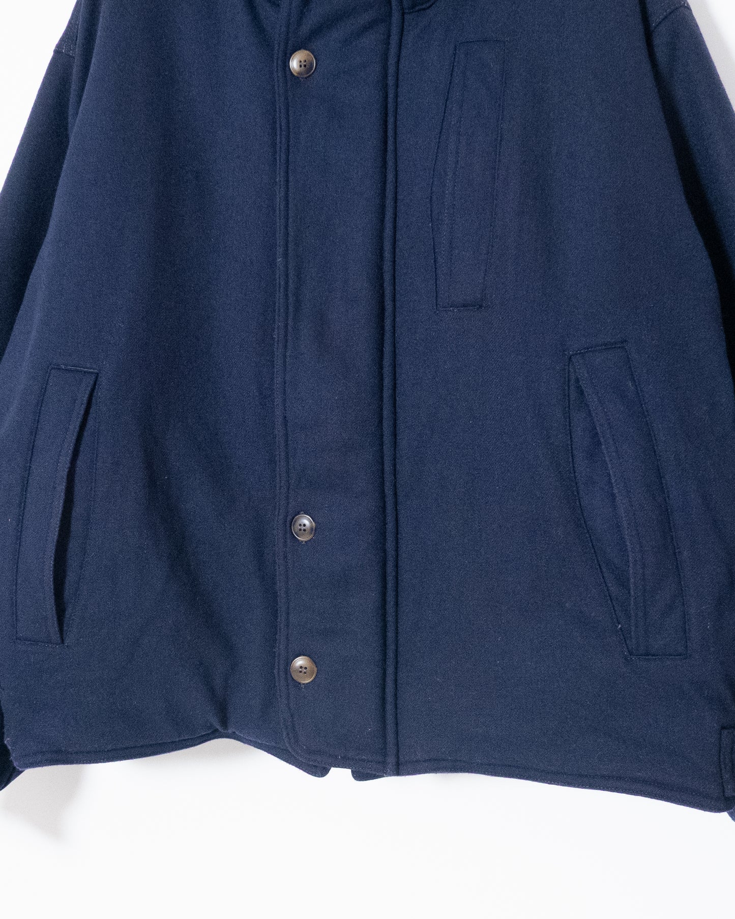 "ciao" fly front wool blouson