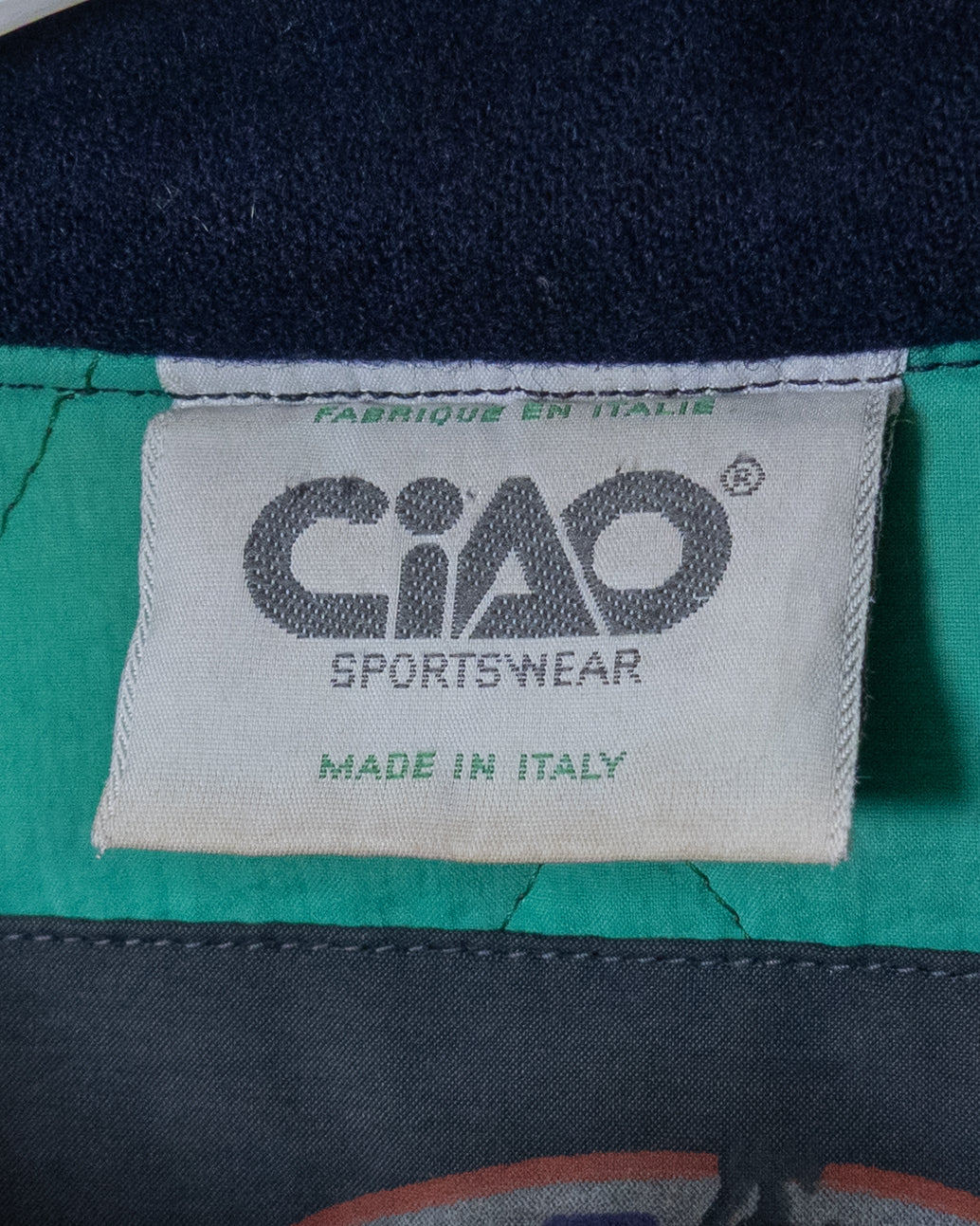 "ciao" fly front wool blouson