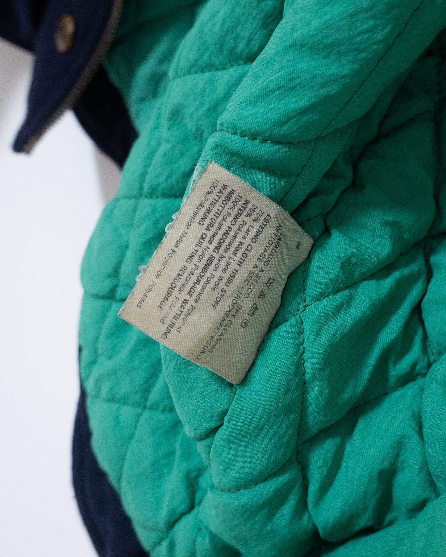 "ciao" fly front wool blouson