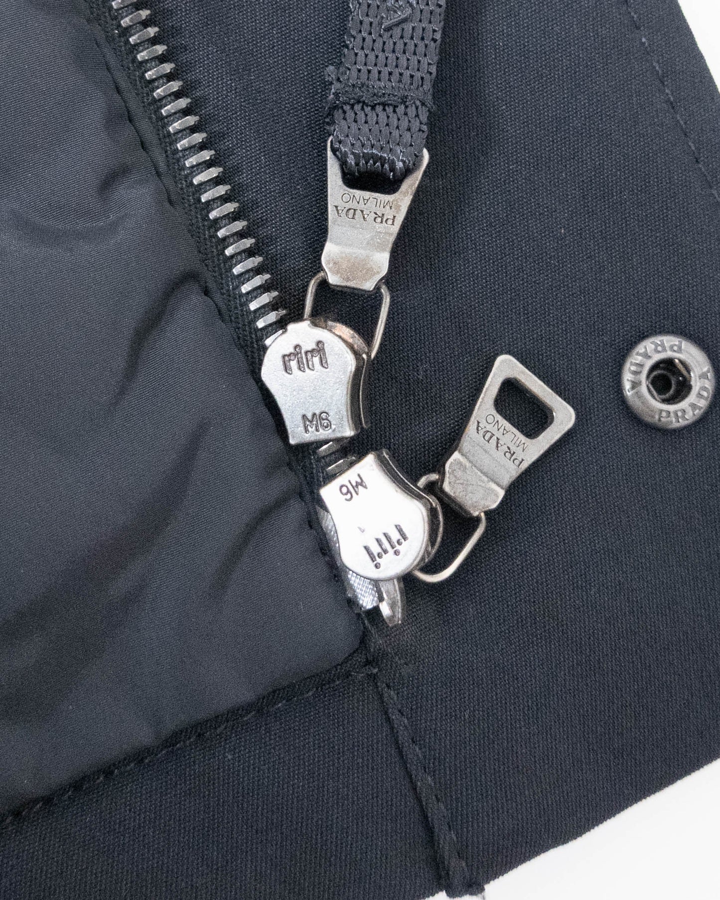 "PRADA" high neck padding nylon jacket