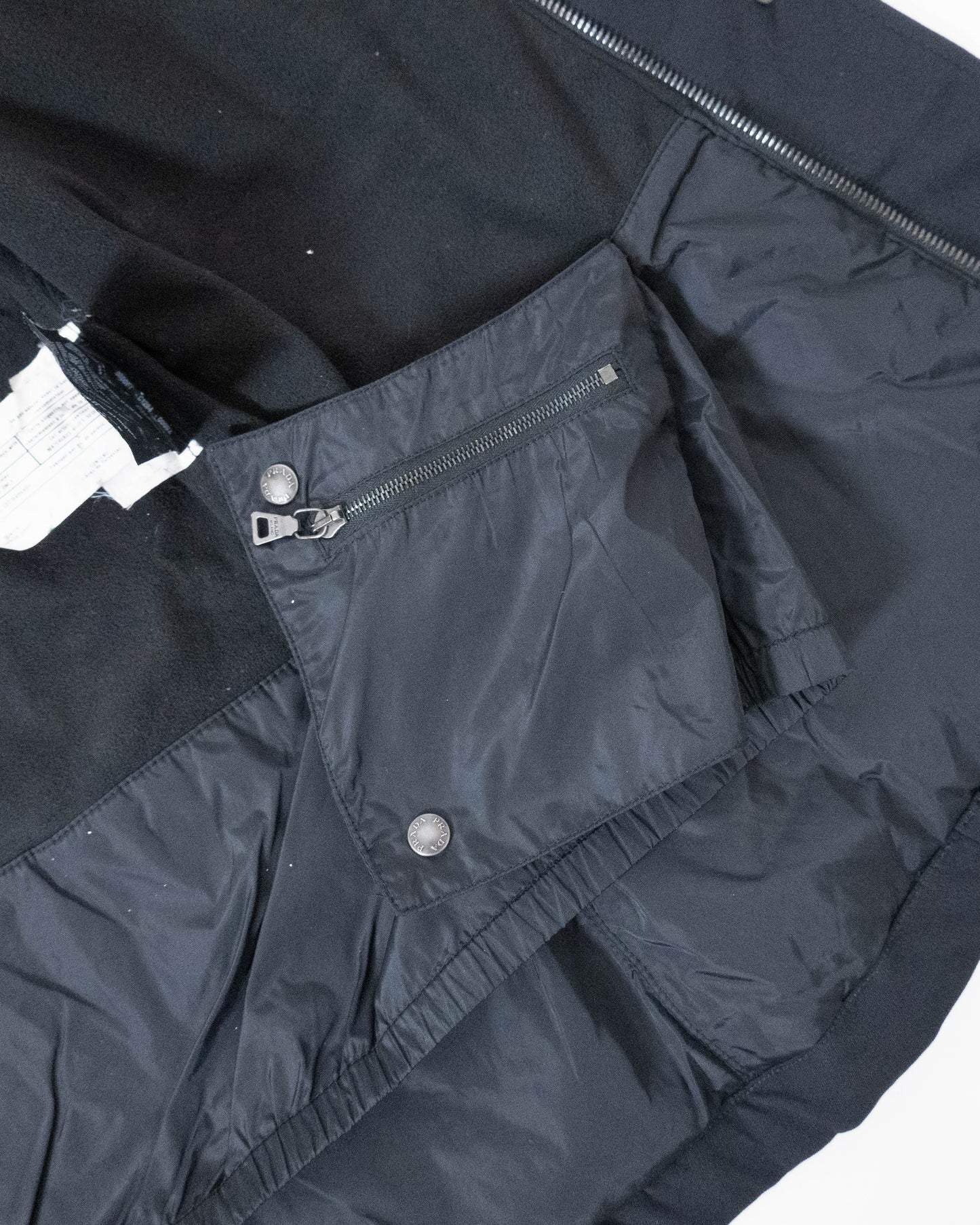 "PRADA" high neck padding nylon jacket