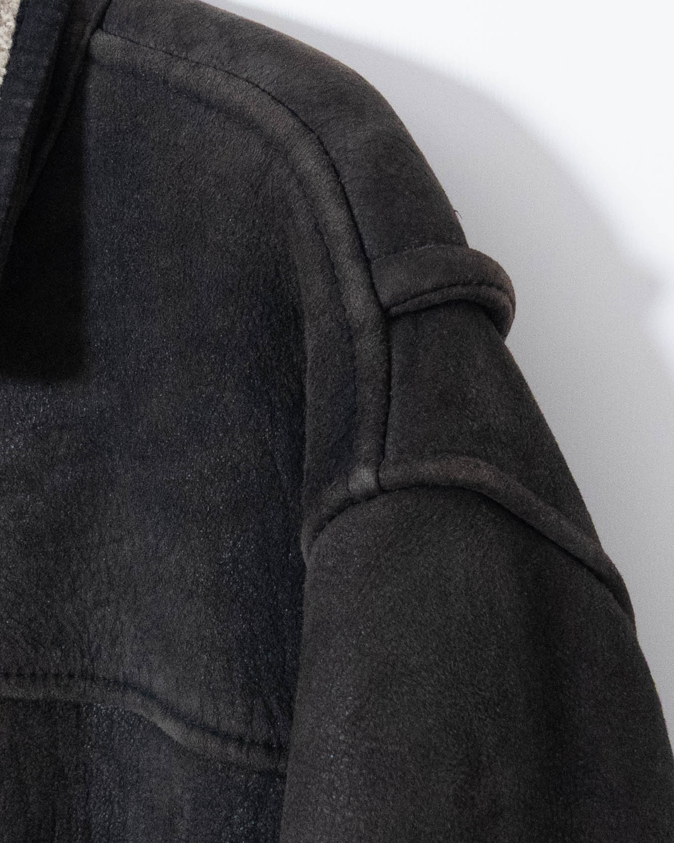 "Andrew Marc" mouton leather jacket