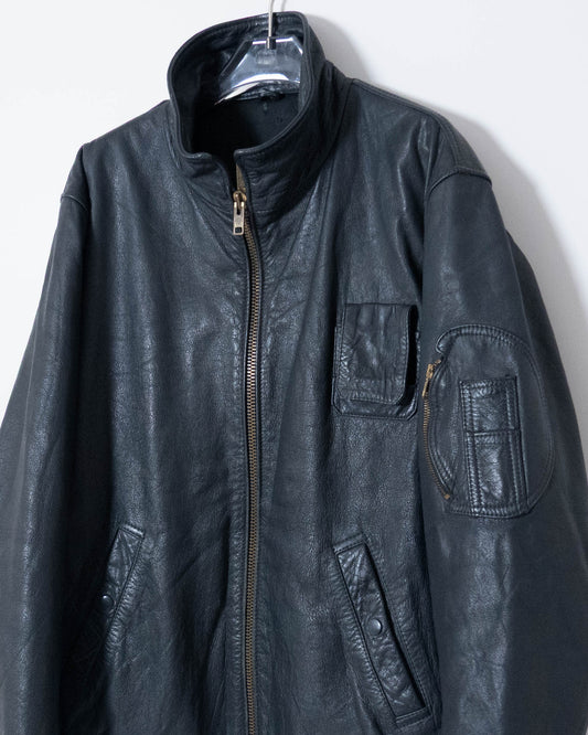 "French Air Force" leather flight jacket