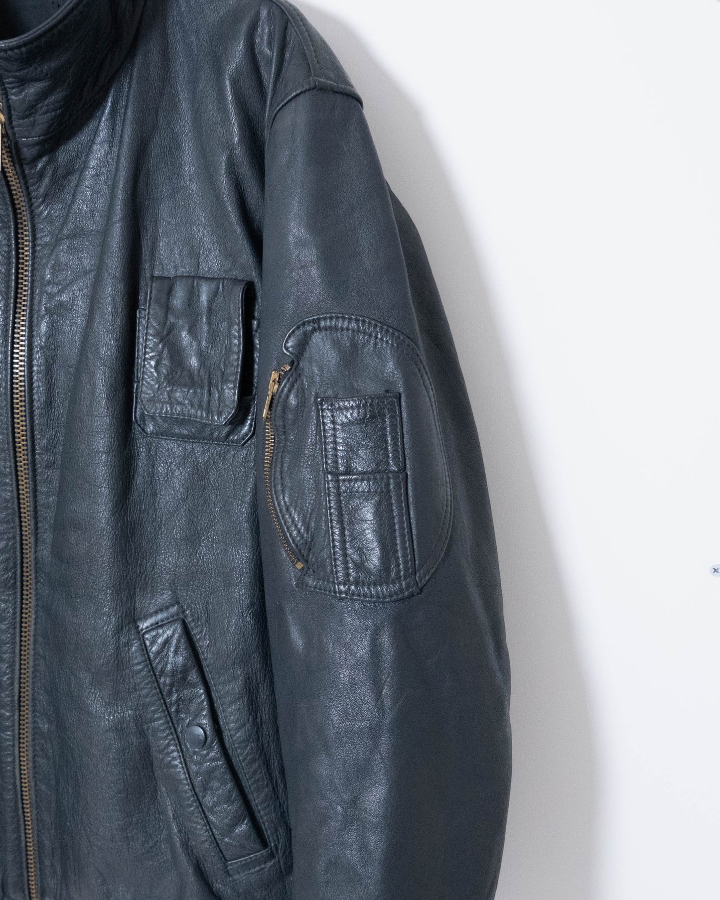 "French Air Force" leather flight jacket