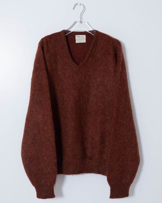 Vintage "Sears" v-neck mohair knit sweater