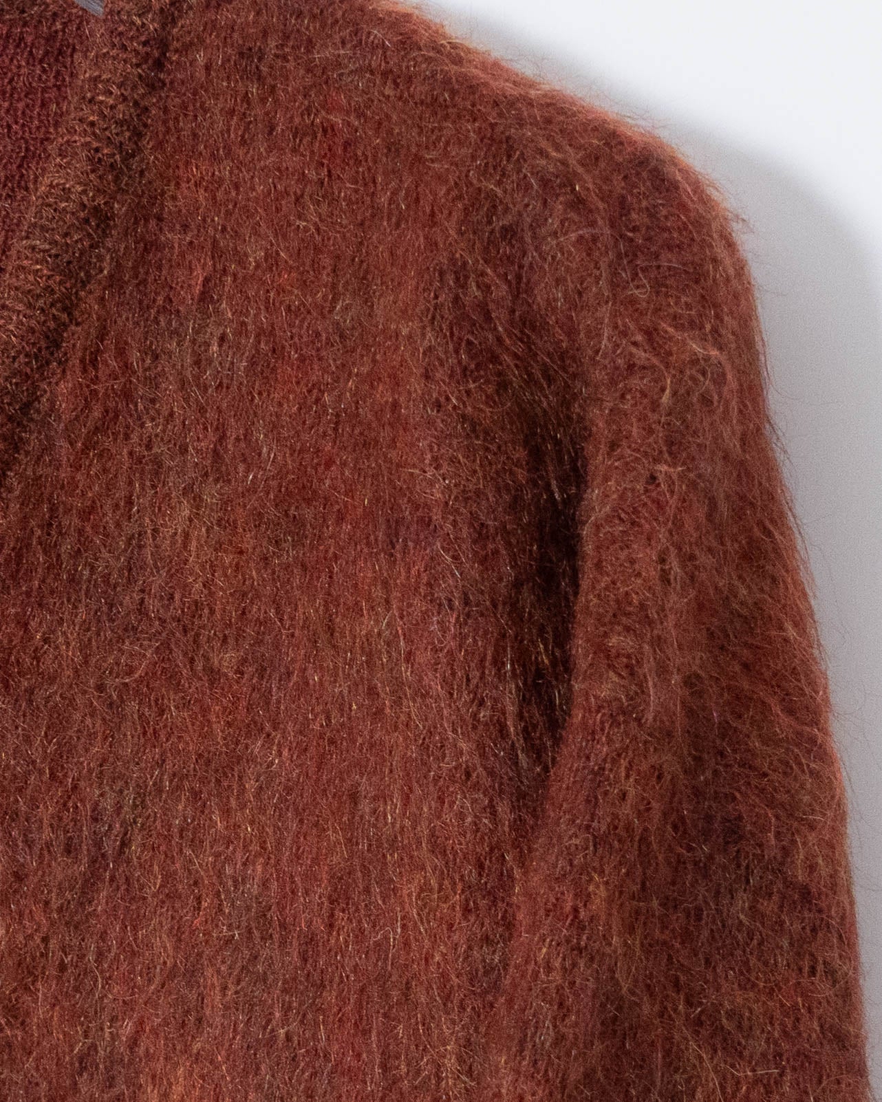 Vintage "Sears" v-neck mohair knit sweater