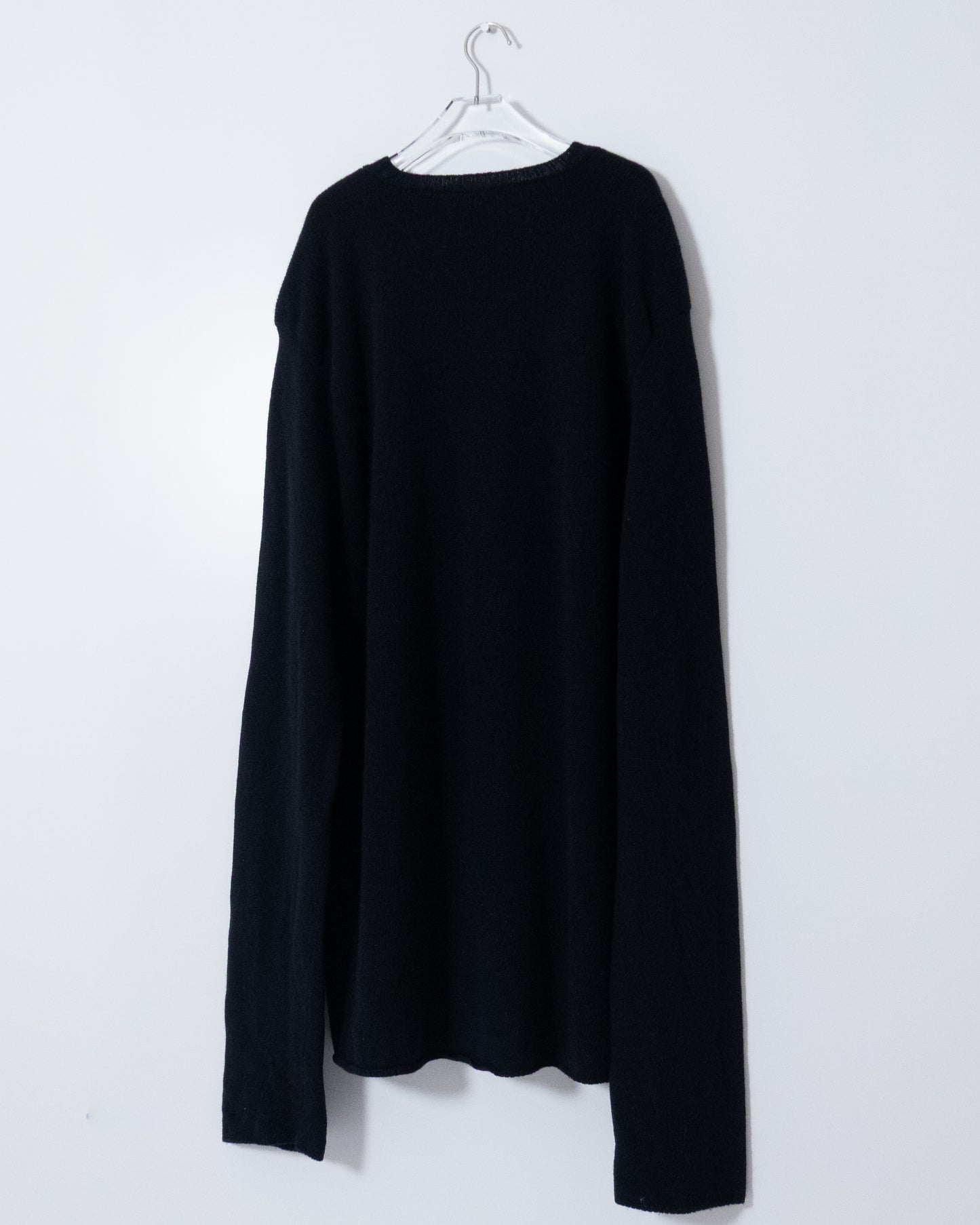 "PRADA" oversize cashmere × wool knit sweater
