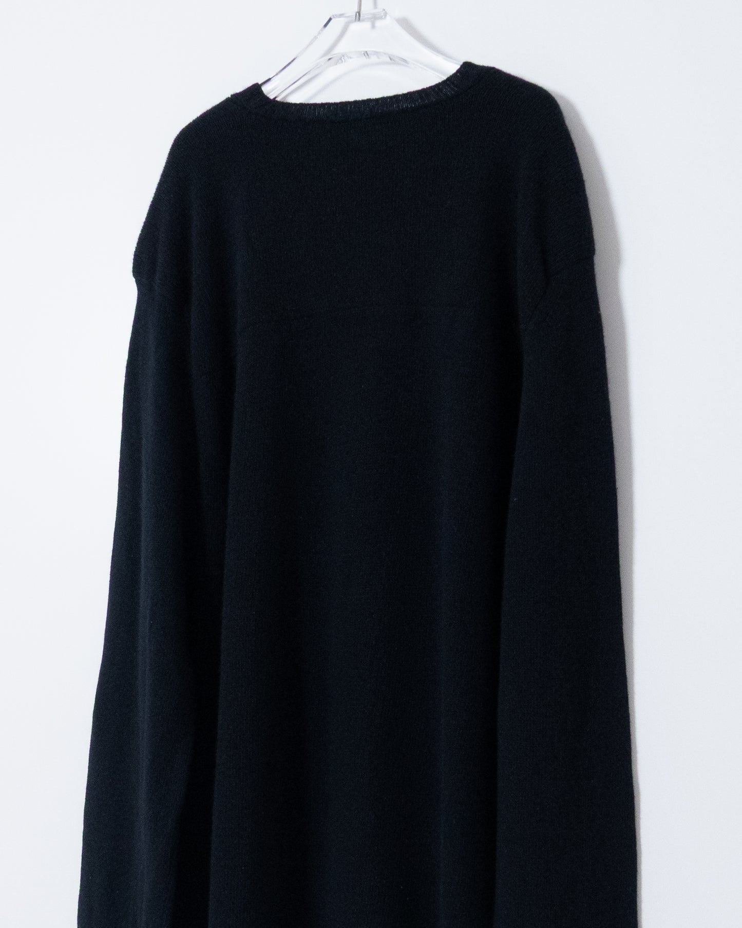 "PRADA" oversize cashmere × wool knit sweater