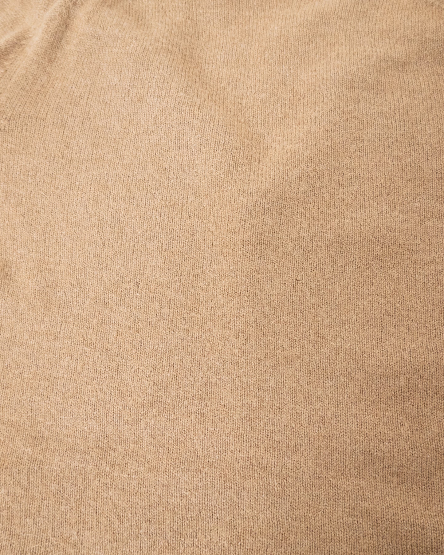 "LANVIN" camel hair knitted cardigan