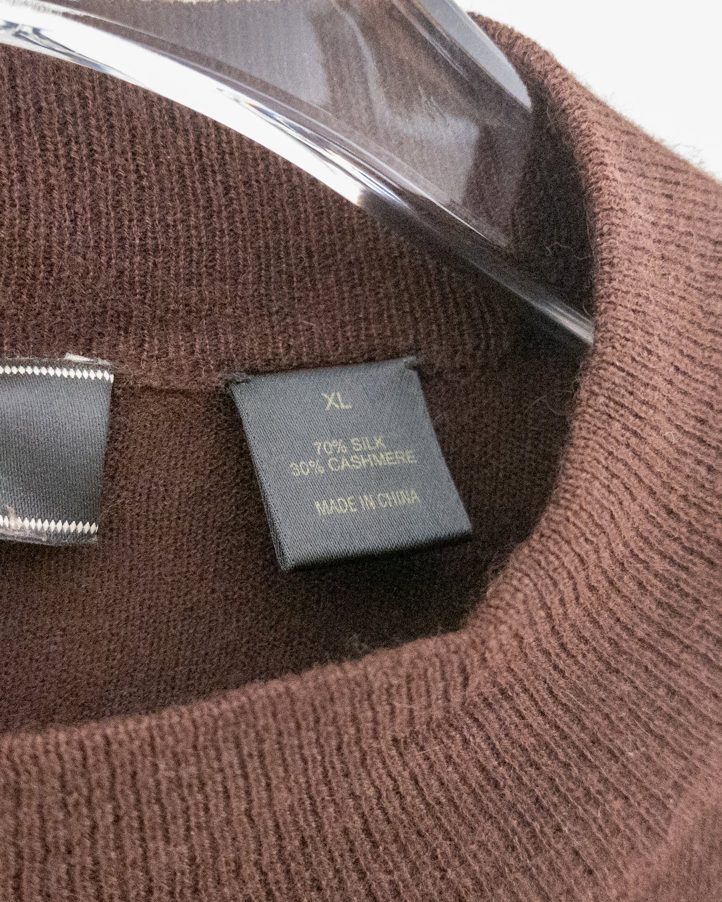 'Neiman Marcus' mock neck knit