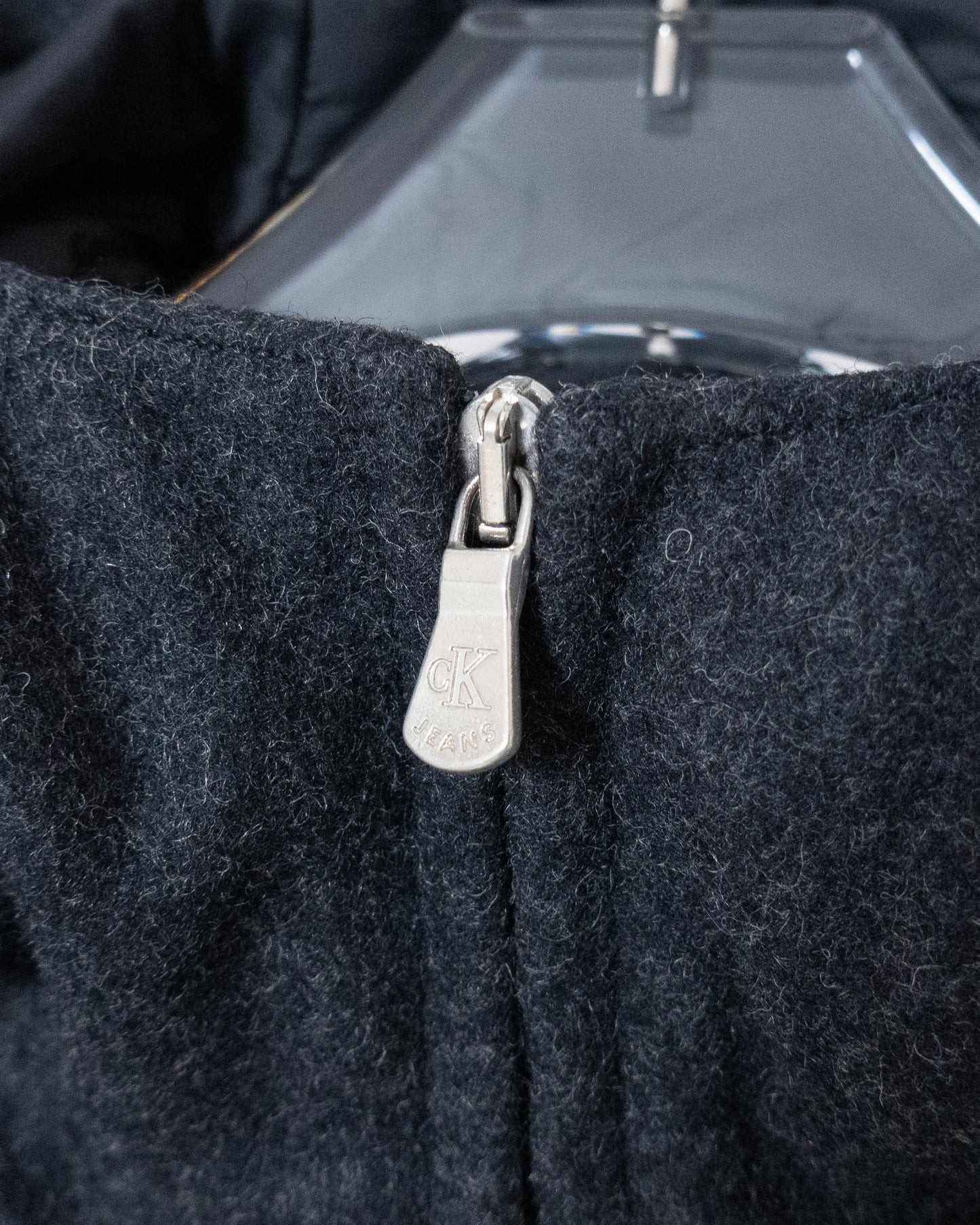 EURO 'Calvin Klein Jeans' wool hooded coat