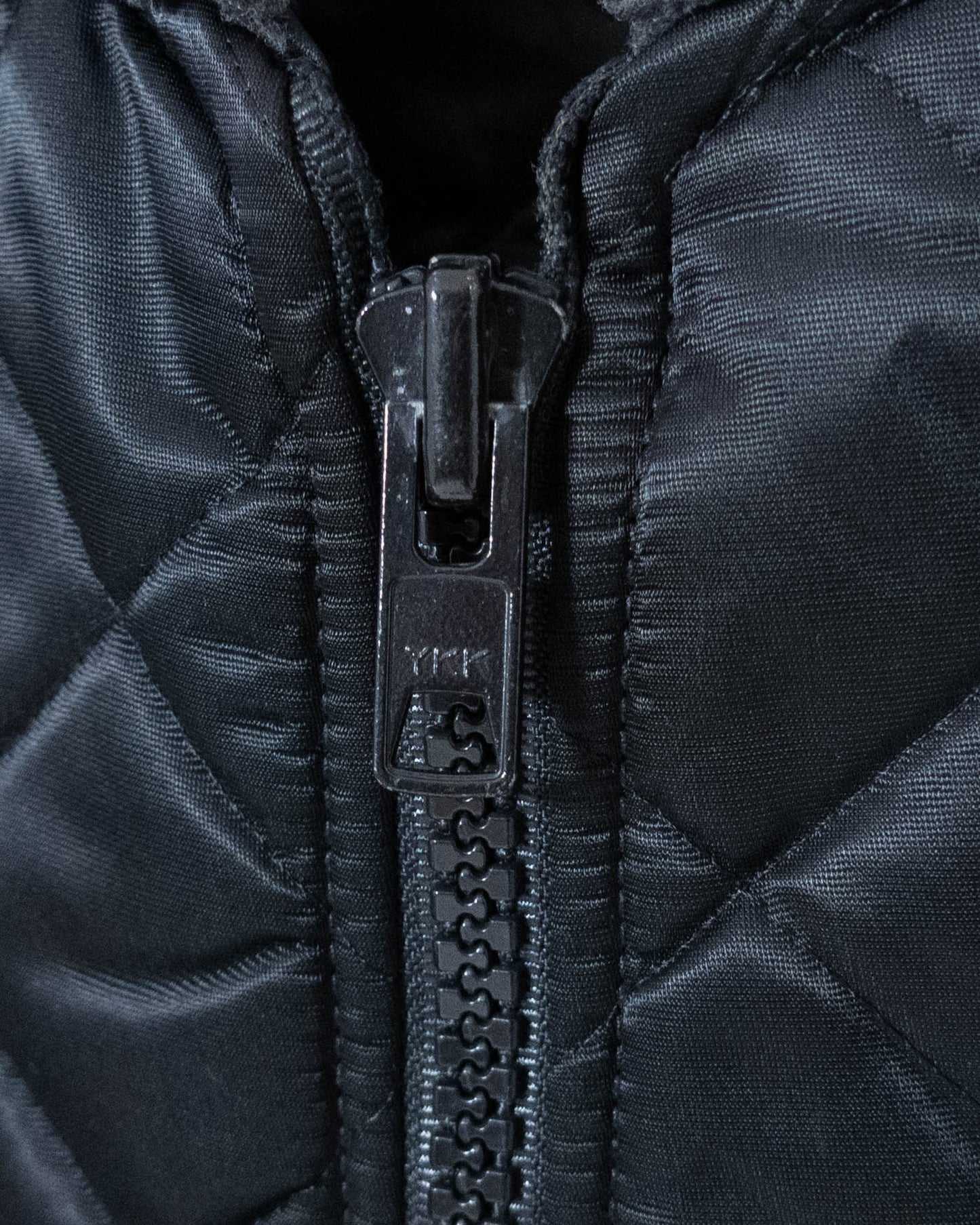 nylon quilting bomber jacket