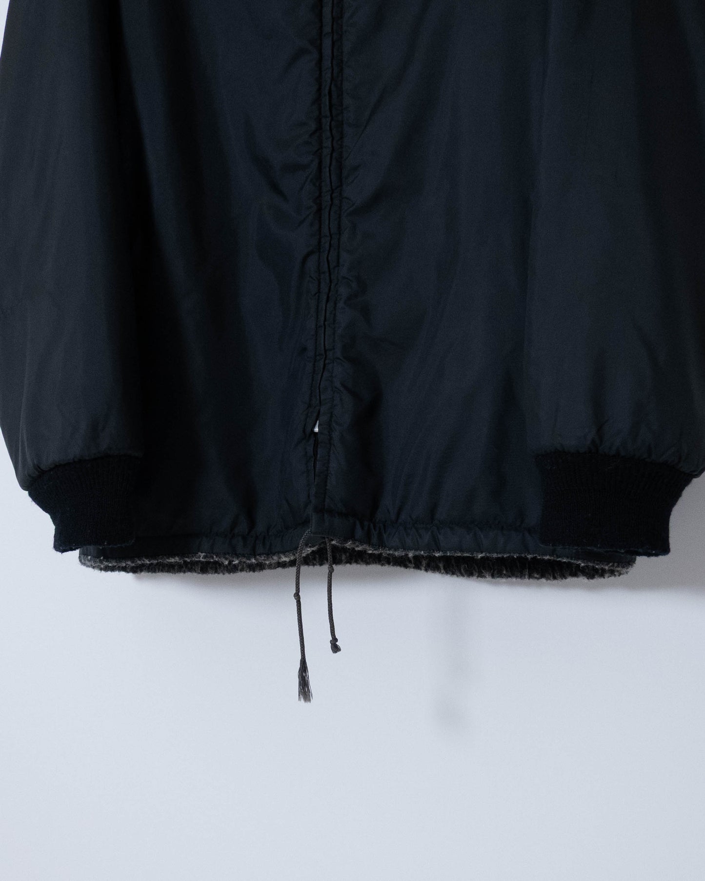 Vintage reversible fur hoodie