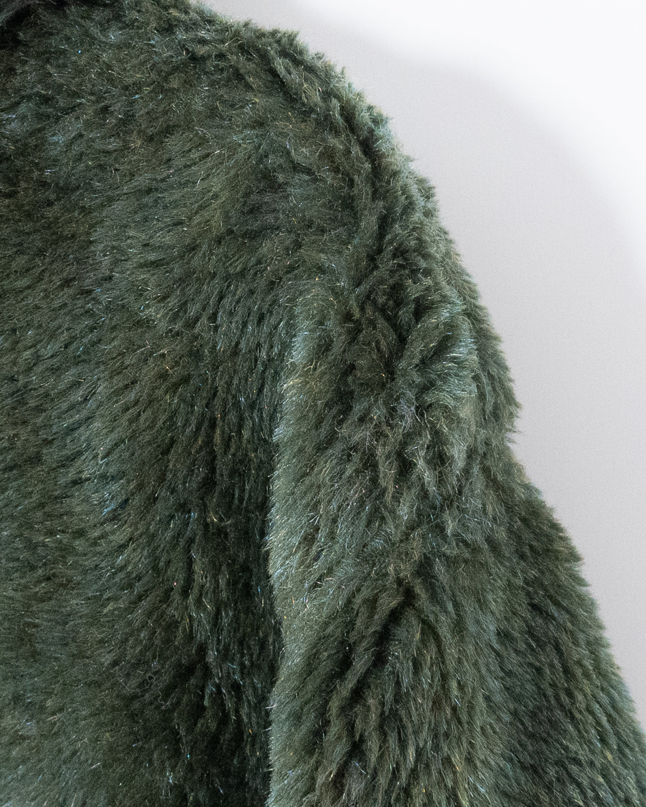 Vintage reversible fur hoodie