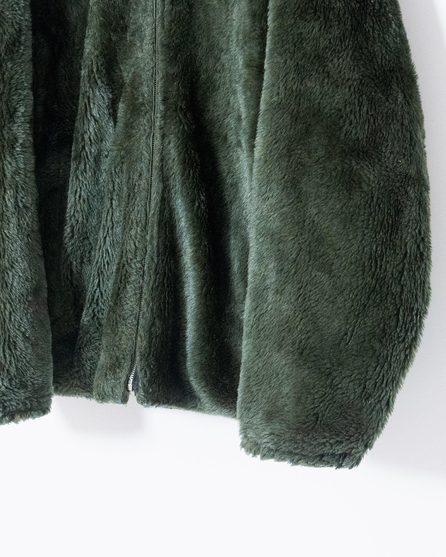 Vintage reversible fur hoodie