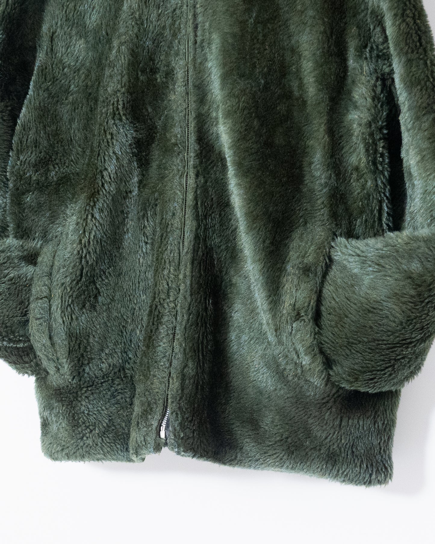 Vintage reversible fur hoodie