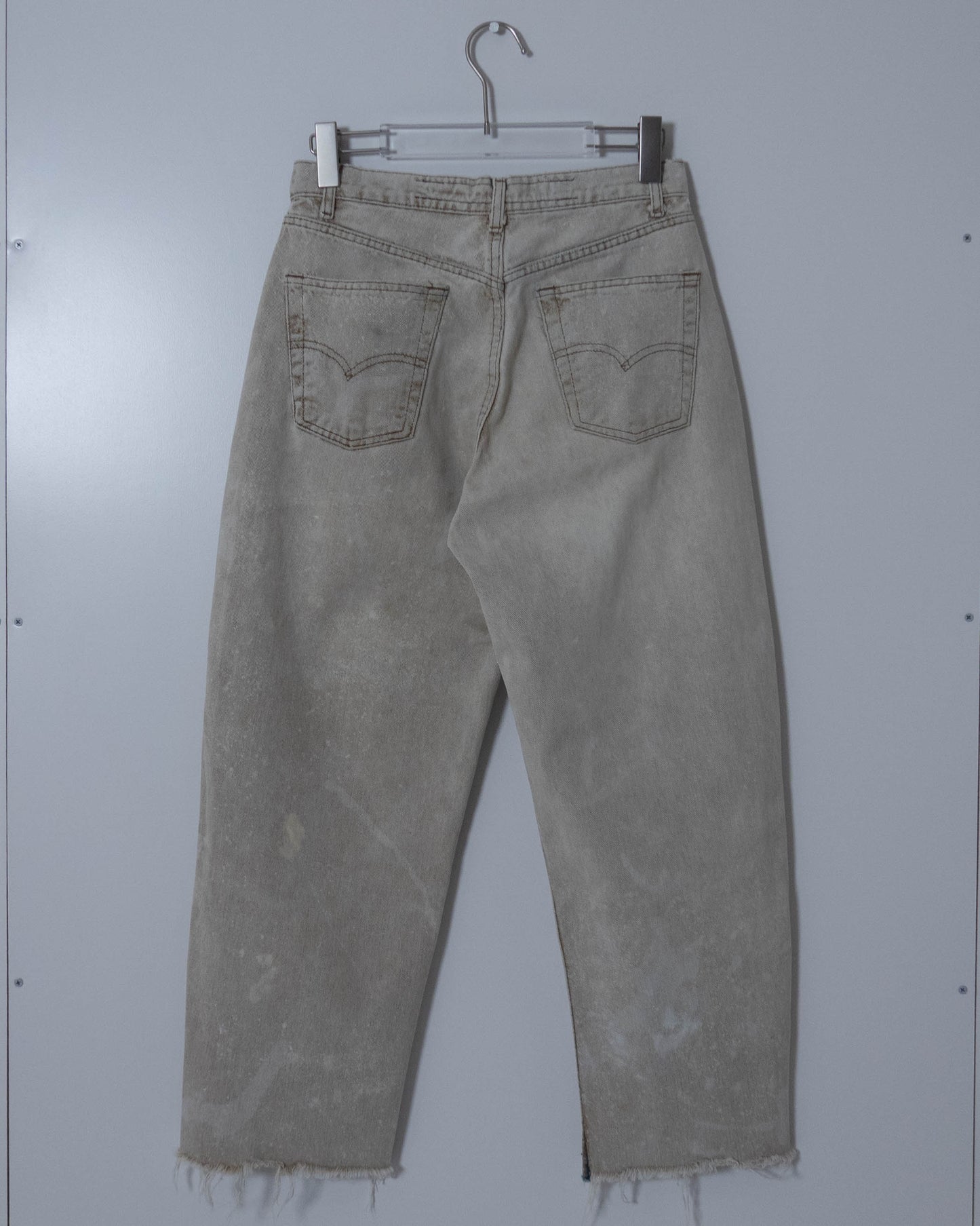 "Levi's SILVERTAB" cutoff baggy denim pants