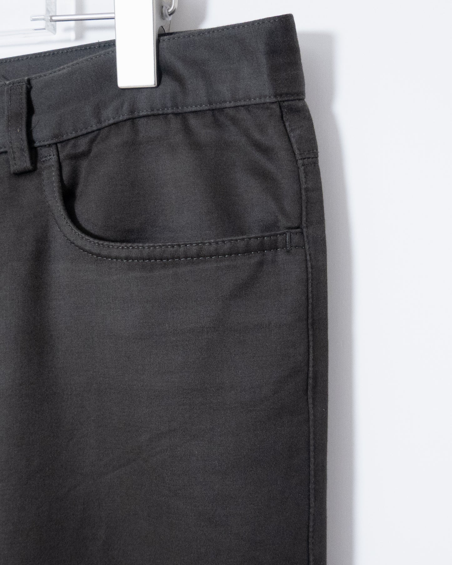 'YVES SAINT LAURENT rive gauche' cotton sateen 5-pocket pants