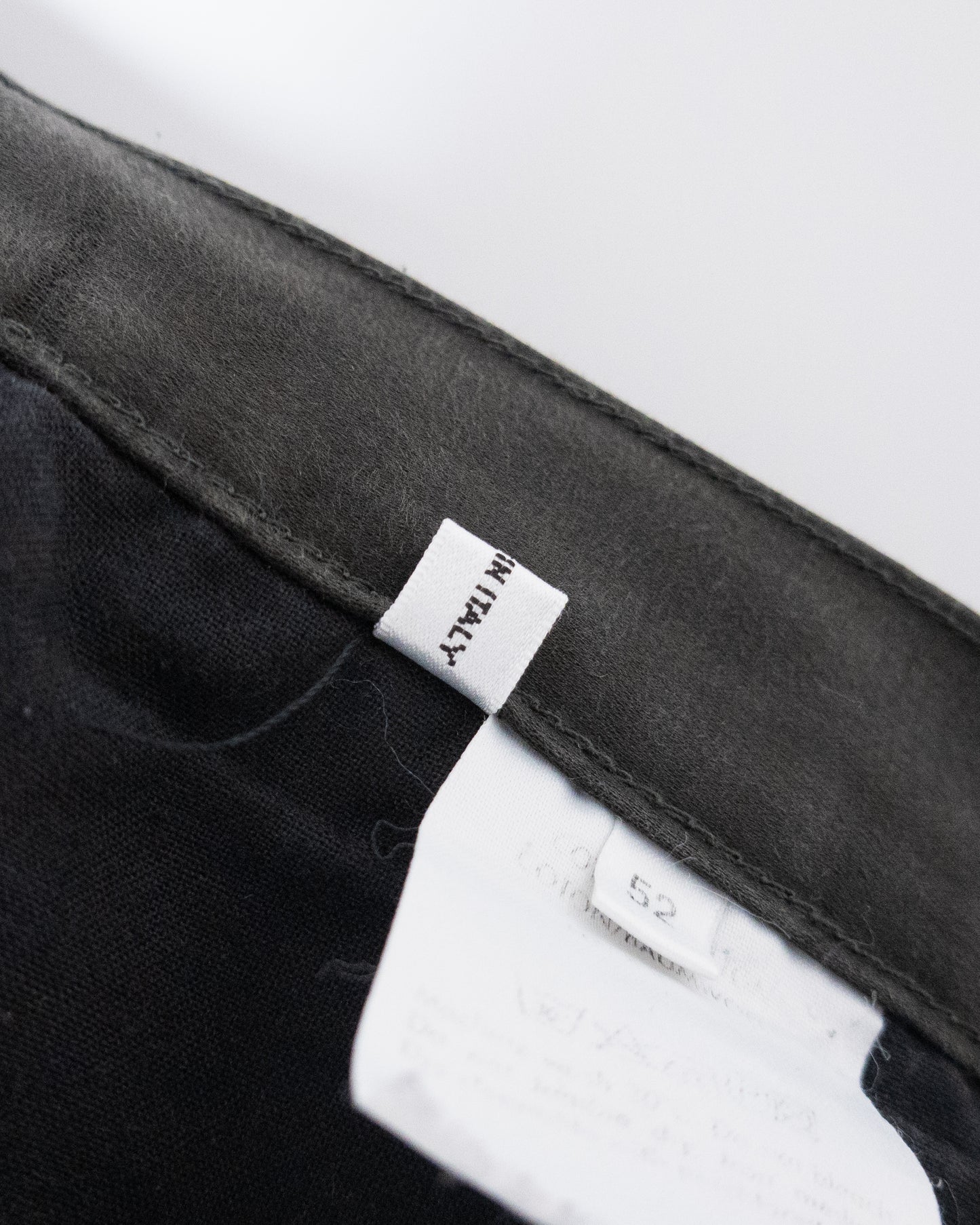 'YVES SAINT LAURENT rive gauche' cotton sateen 5-pocket pants