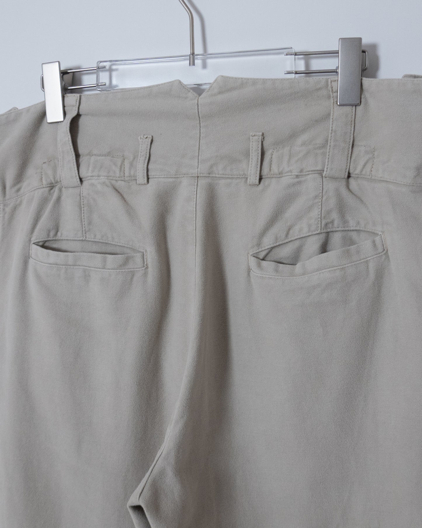 "EMPORIO ARMANI" moleskin pocket design  pants