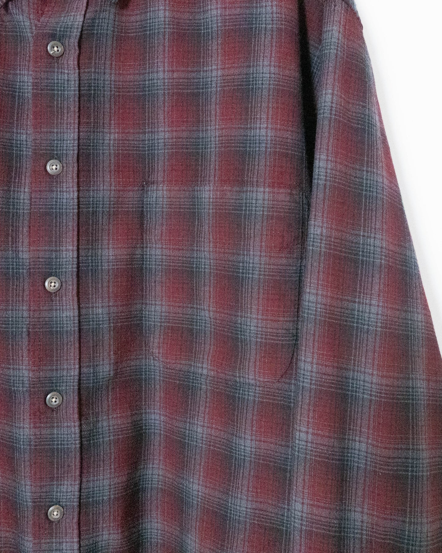 "PENDLETON" shadow plaid wool shirt