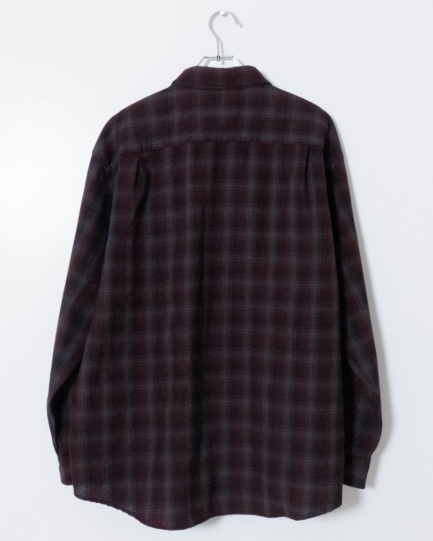 "PENDLETON" shadow plaid wool shirt