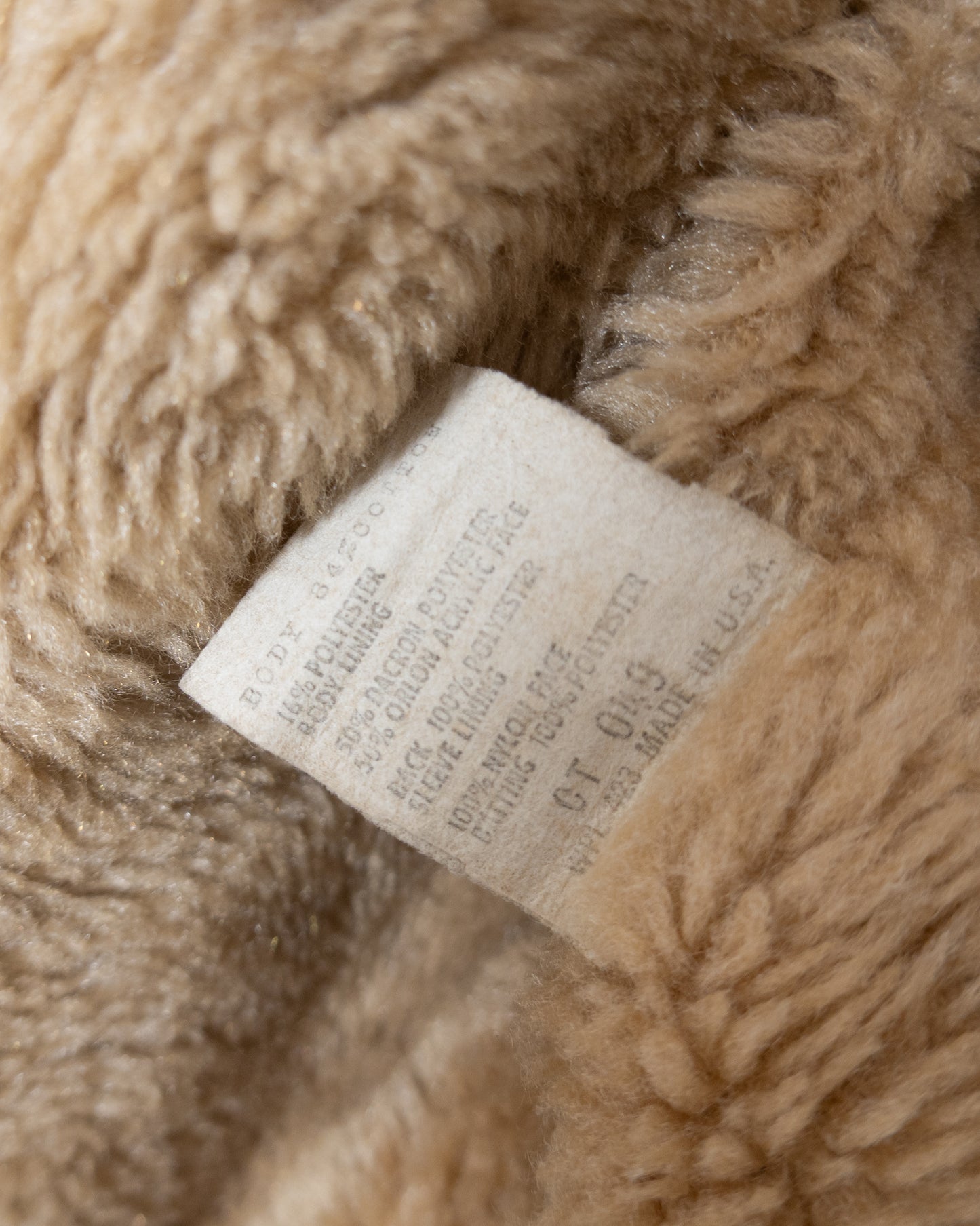 Vintage “Levi’s” faux shearling collar corduroy jacket