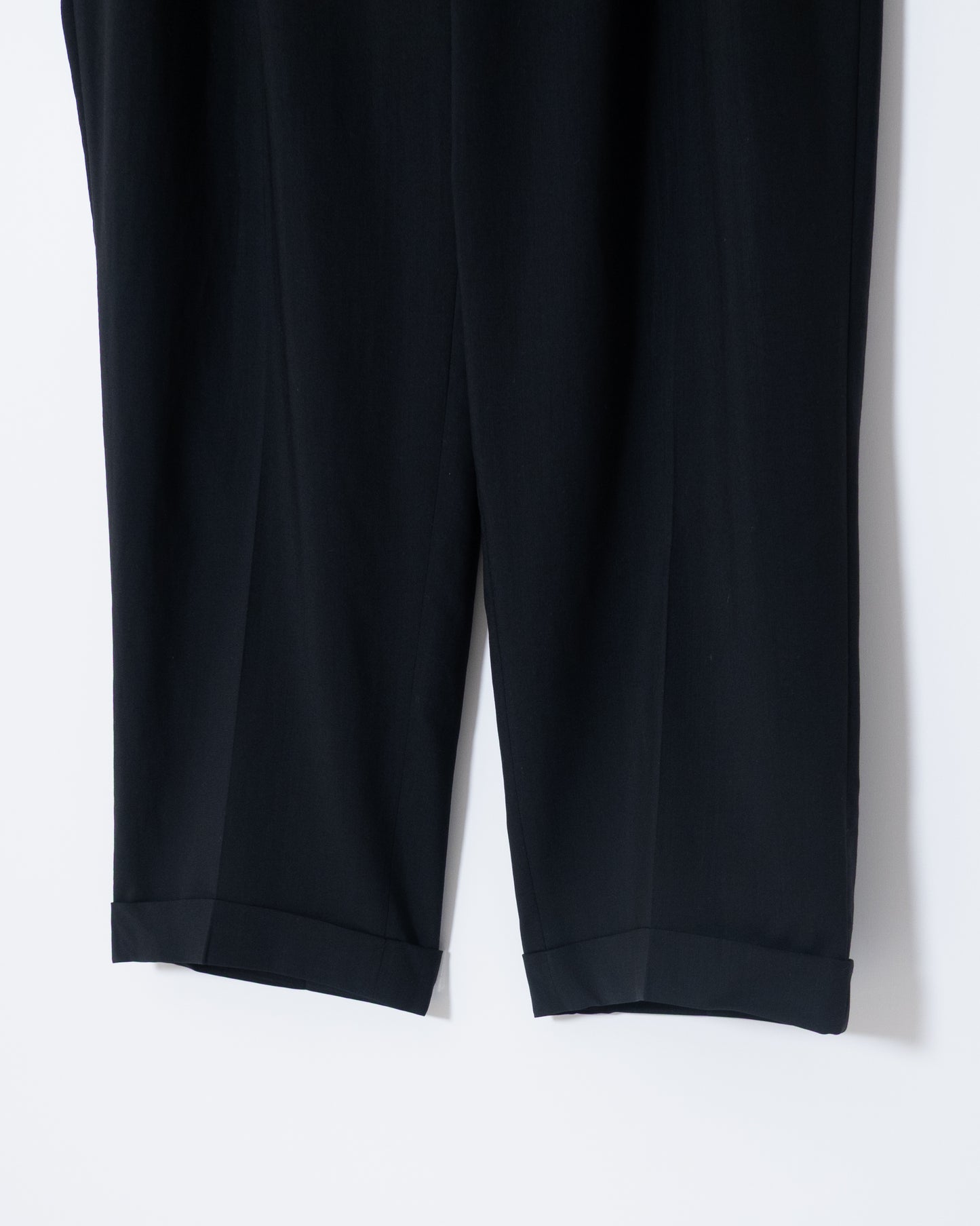 "Zanella" wool tuck slacks
